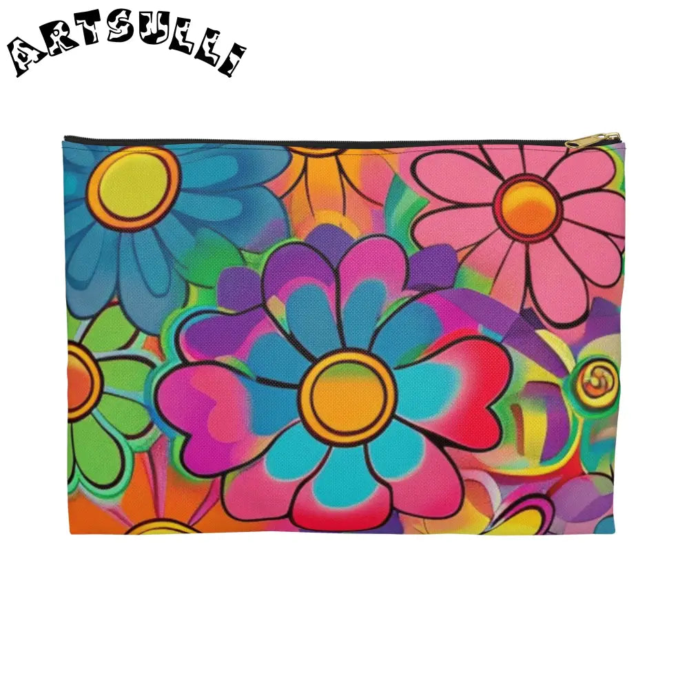 JAKKOUTTHEBXX Chromatic Daisy Dream Accessory Pouch JAKKOUTTHEBXX