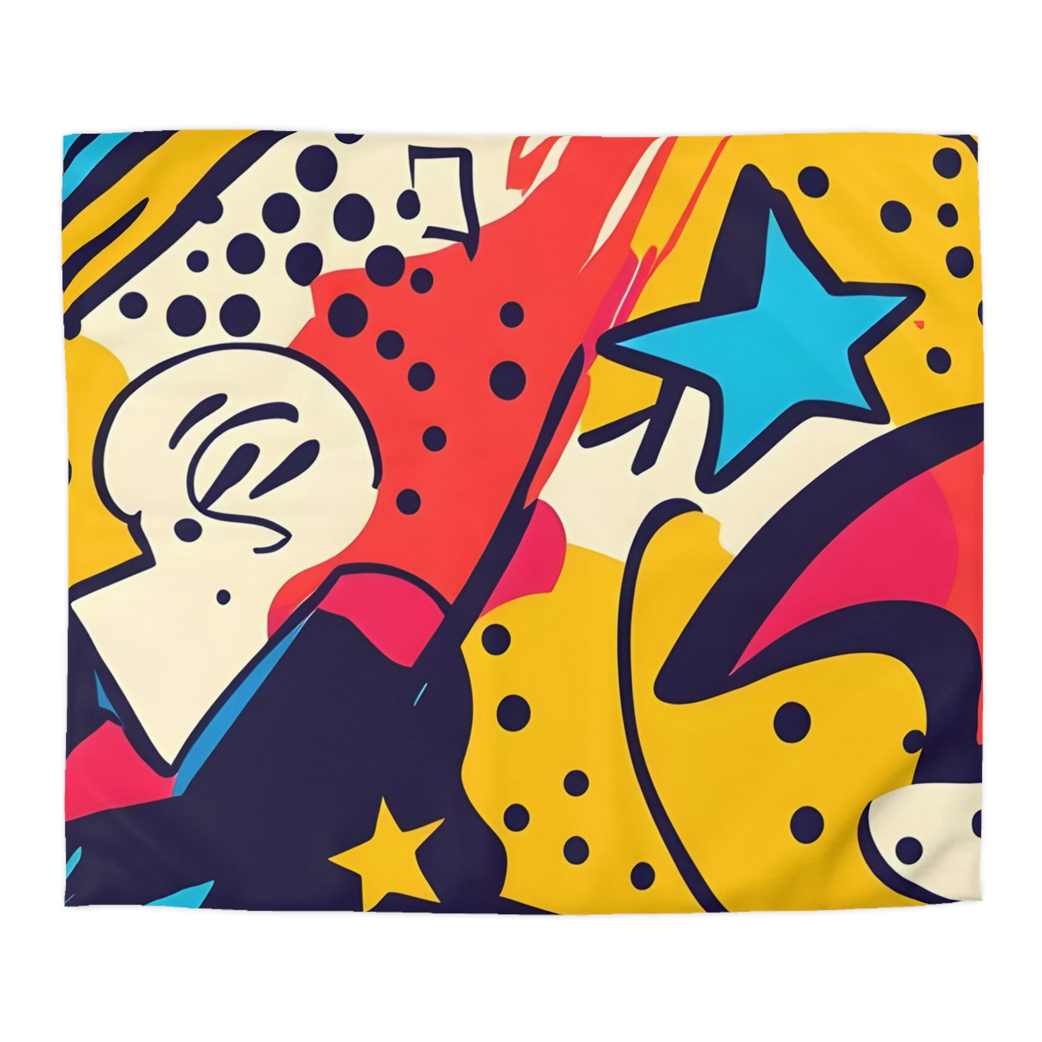 Comic x Pop Art Microfiber Duvet Cover, Artsulli - Art is Long, Life is Short, Home Decor, Size, King, Color, White, , , 20814134914044308363