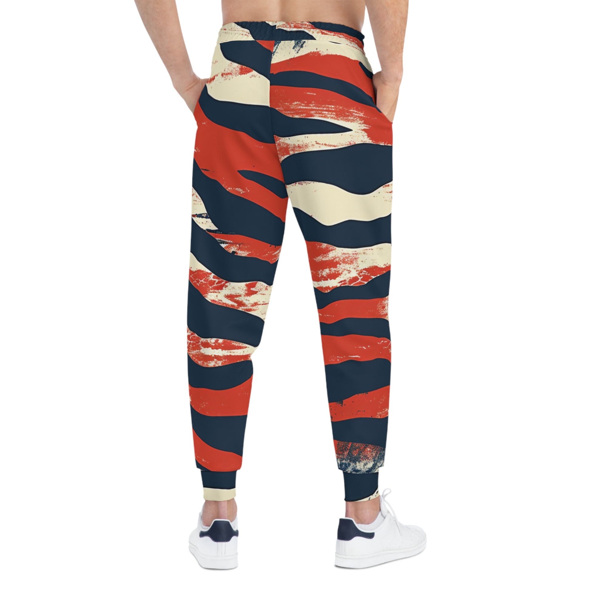 Camo Tiger Stripes Athletic Joggers (AOP), Artsulli - Art is Long, Life is Short, All Over Prints, , , , , , , 