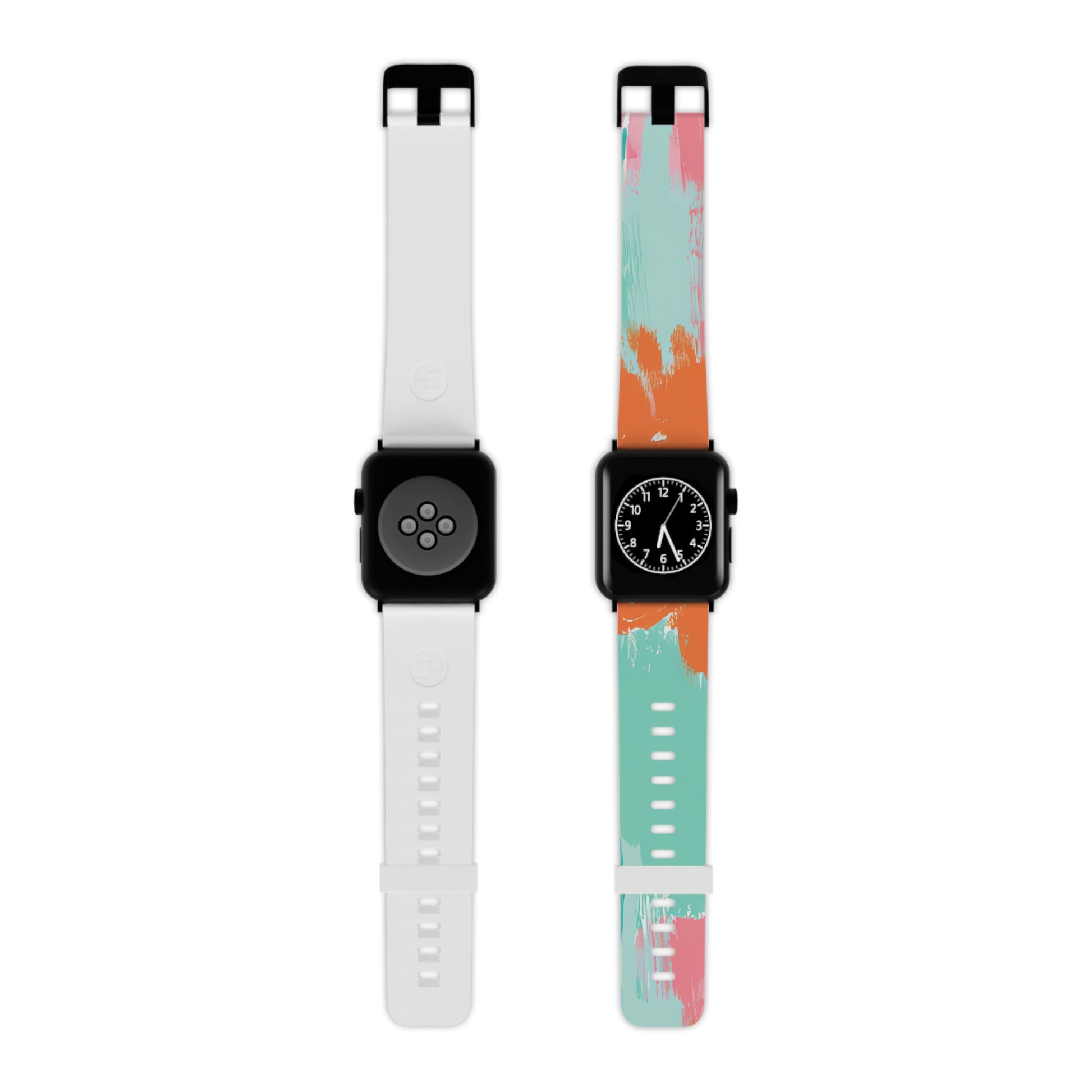 Preppy Pixel Bloom II Watch Band for Apple Watch, Artsulli - Art is Long, Life is Short, Accessories, Size, 7.5'' × 0.75'' / 38 - 40 mm, Color, Black, , , 33593051358532737552