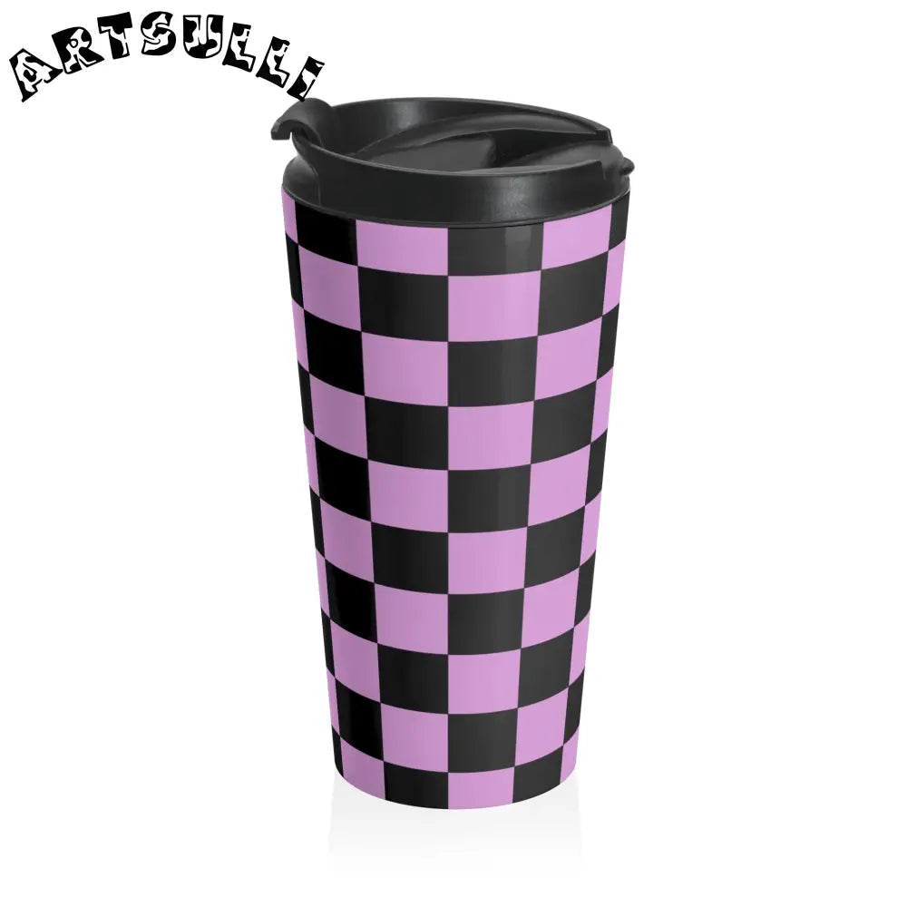 JAKKOUTTHEBXX Pixel Punk Vision Stainless Steel Travel Mug