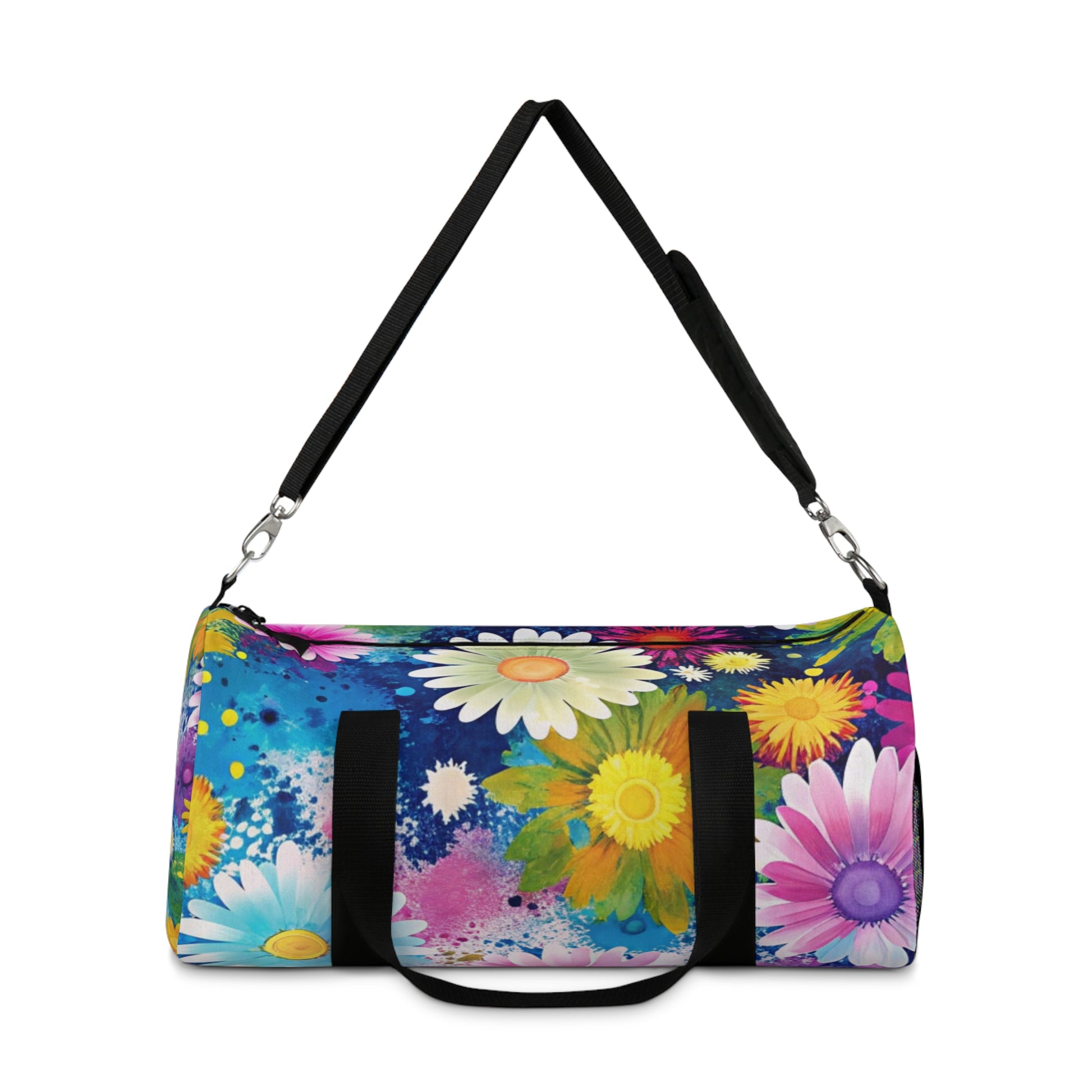 Magical Flower Explosion II Multi-Color Duffel Bag, Artsulli - Art is Long, Life is Short, Bags, , , , , , , 
