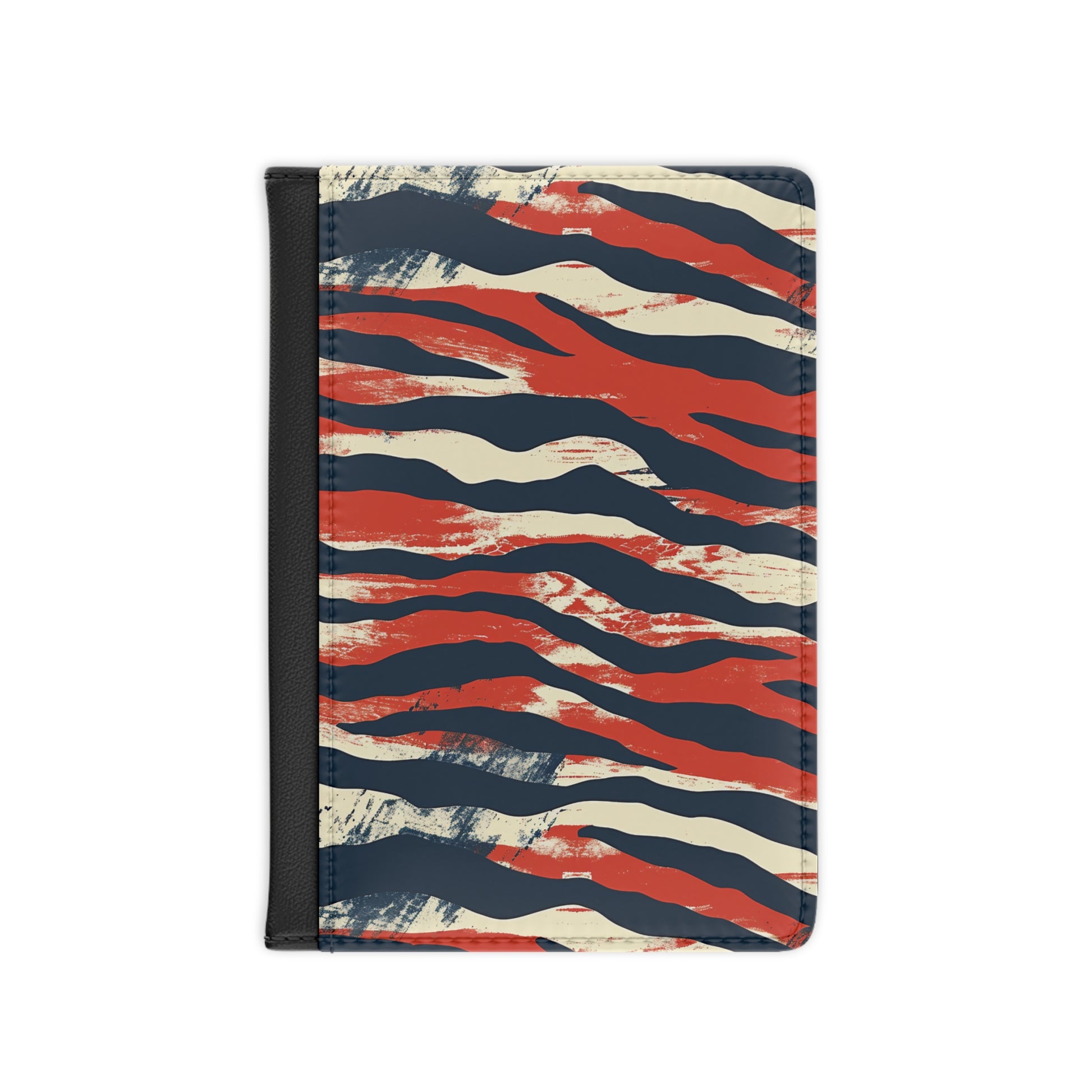 Capricious Tiger Wave Passport Cover, Artsulli - Art is Long, Life is Short, Accessories, Size, 3.9" x 5.8", Color, Black, , , 20450397176916
