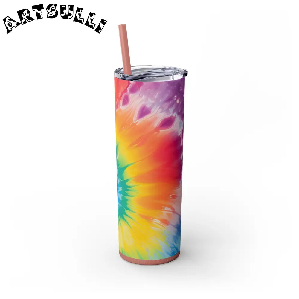 JAKKOUTTHEBXX Colorful Tie-Dye Insulated Tumbler 2025