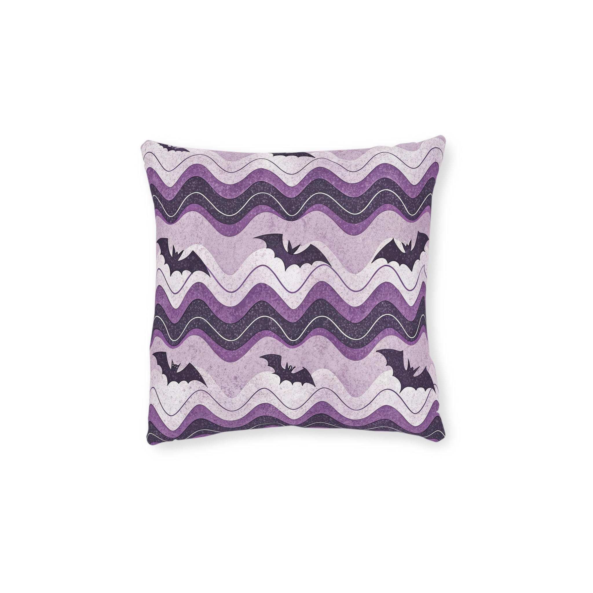 Bat Wave Square Pillow, Artsulli - Art is Long, Life is Short, Home Decor, , , , , , , 
