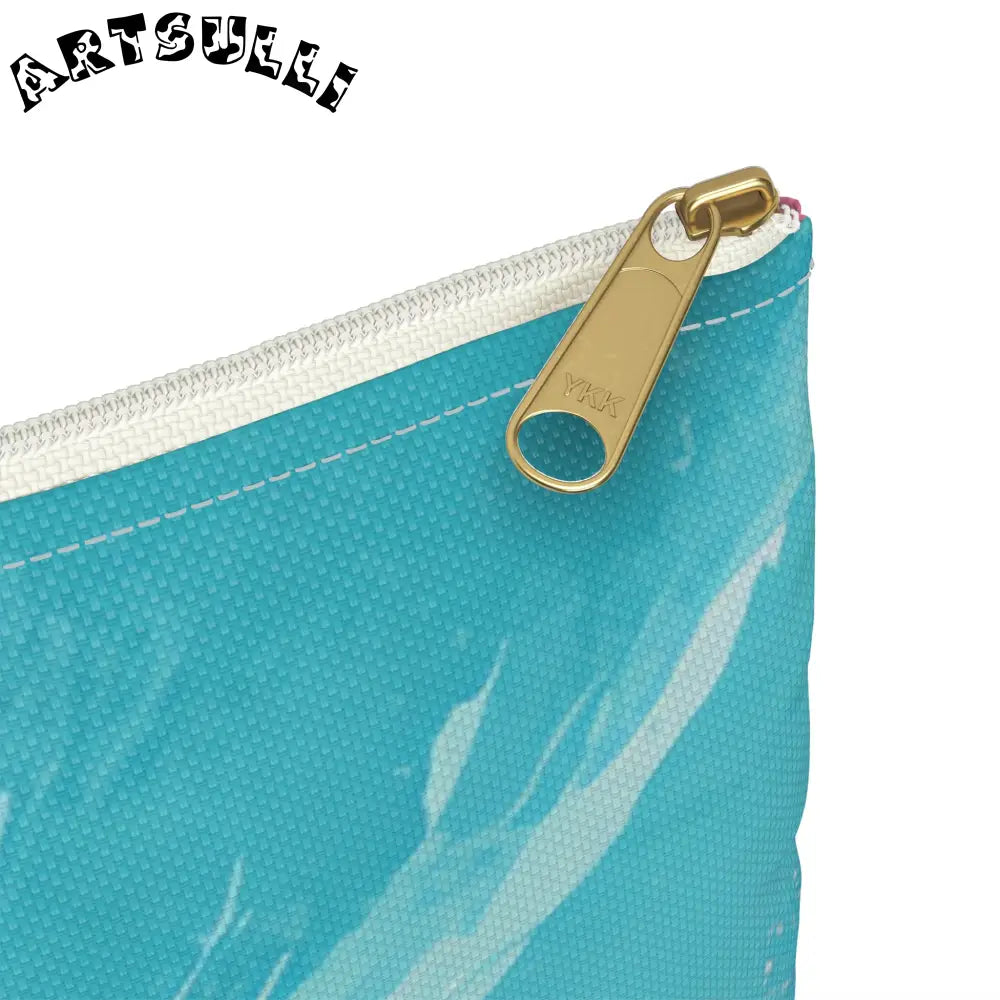 JAKKOUTTHEBXX The Great Pastelwave Pink and Blue Accessory Pouch