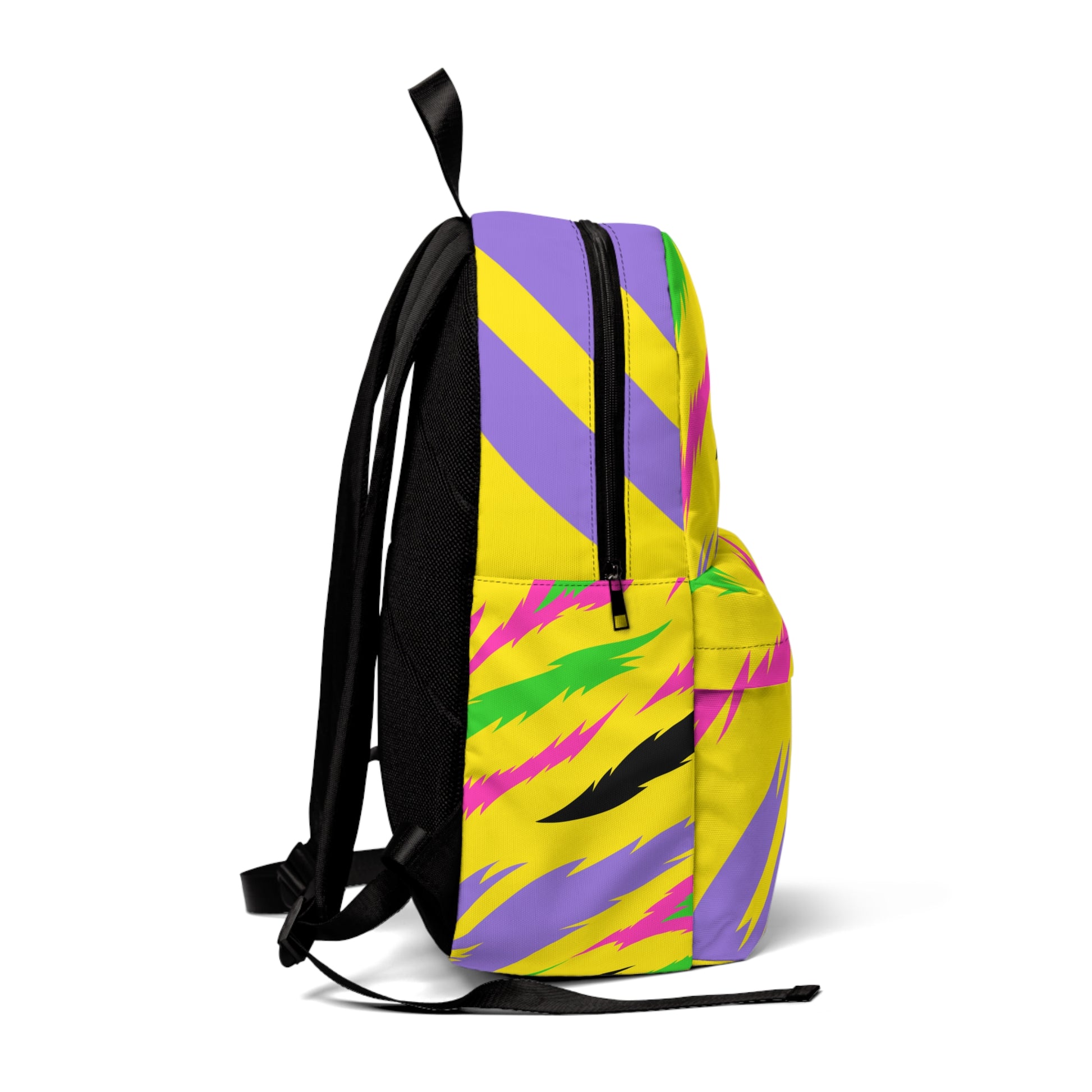Electric Tiger Fur Unisex Classic Backpack, Artsulli - Art is Long, Life is Short, Bags, , , , , , , 