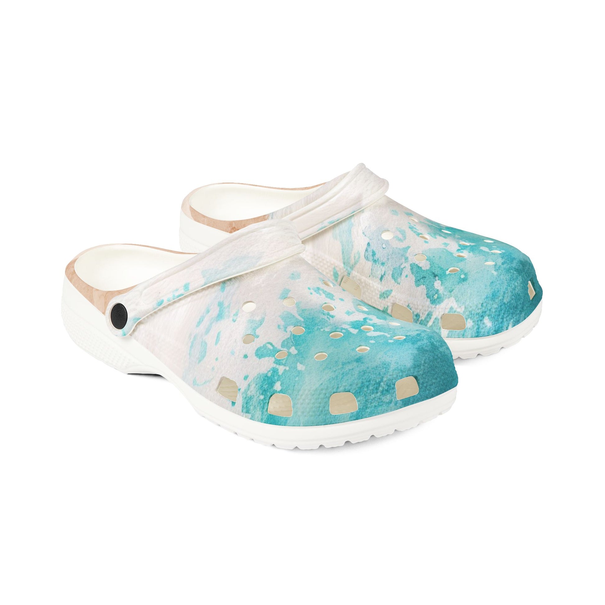 Seashore EVA Foam Rubber Shoes (AOP), Artsulli - Art is Long, Life is Short, Shoes, , , , , , , 