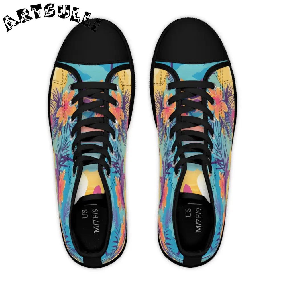 JAKKOUTTHEBXX Sunset Paradise Women’s High Top Sneakers