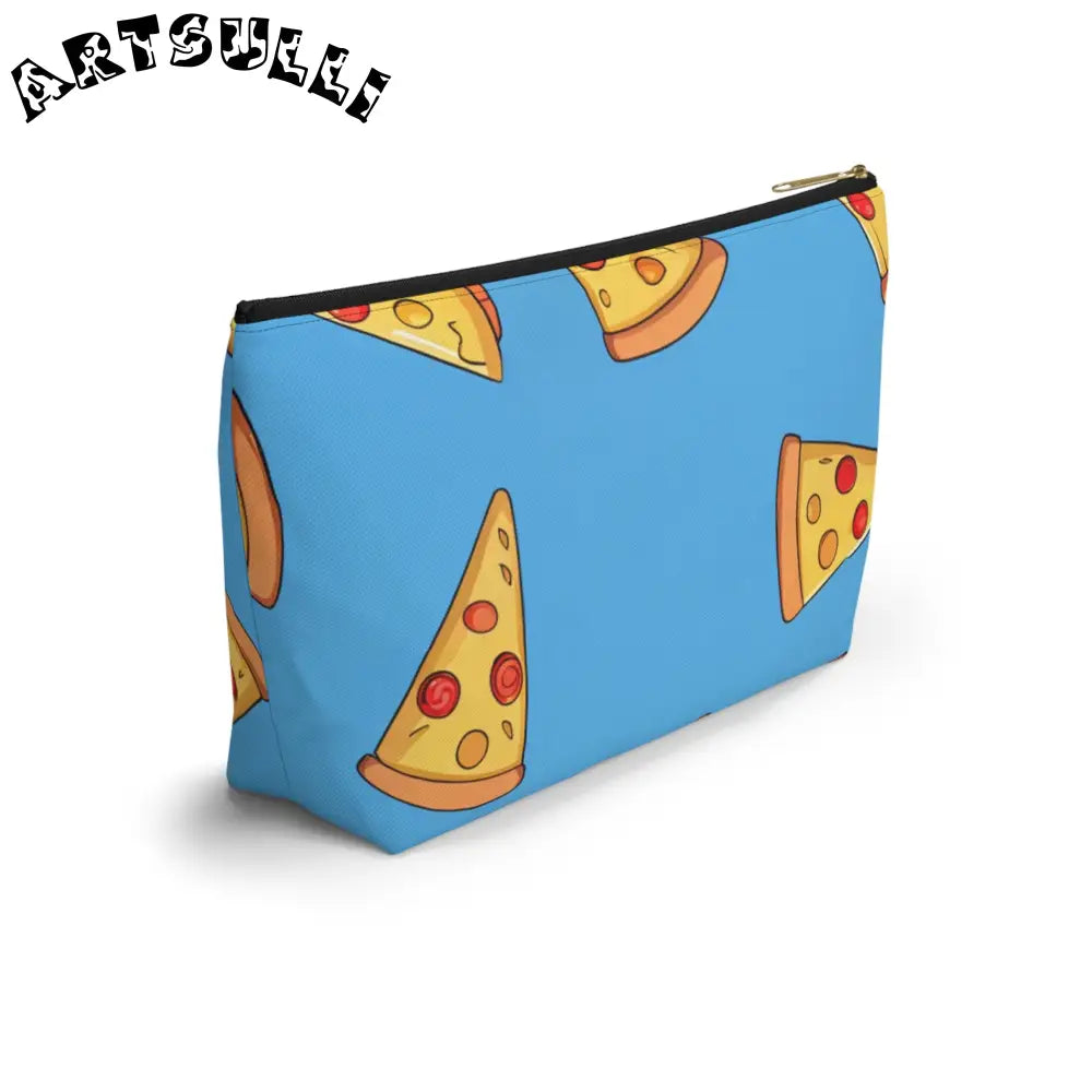 JAKKOUTTHEBXX Blue Pizza Dreamscape Accessory Pouch w T-bottom