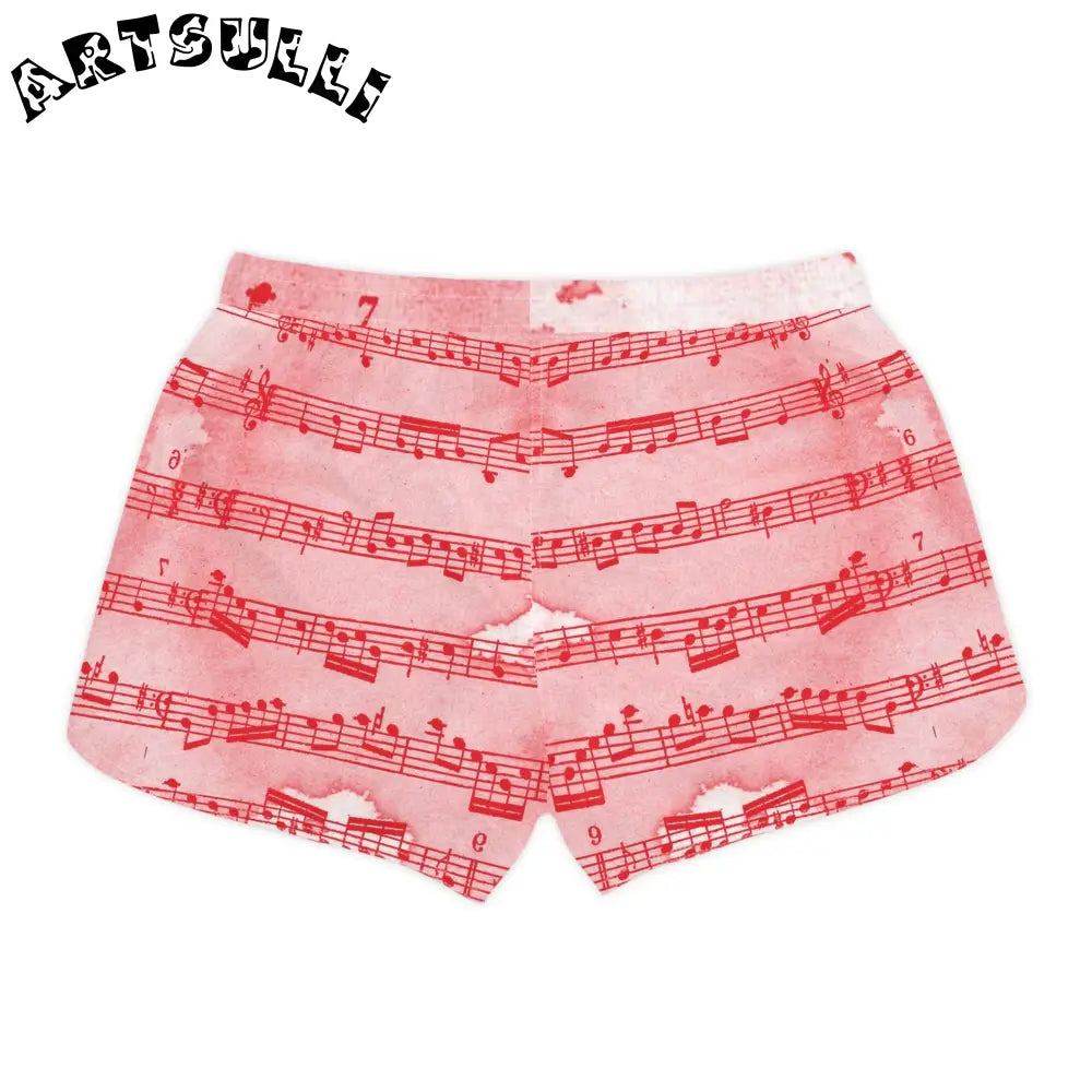JAKKOUTTHEBXX Pink Musical Note Shorts 2025