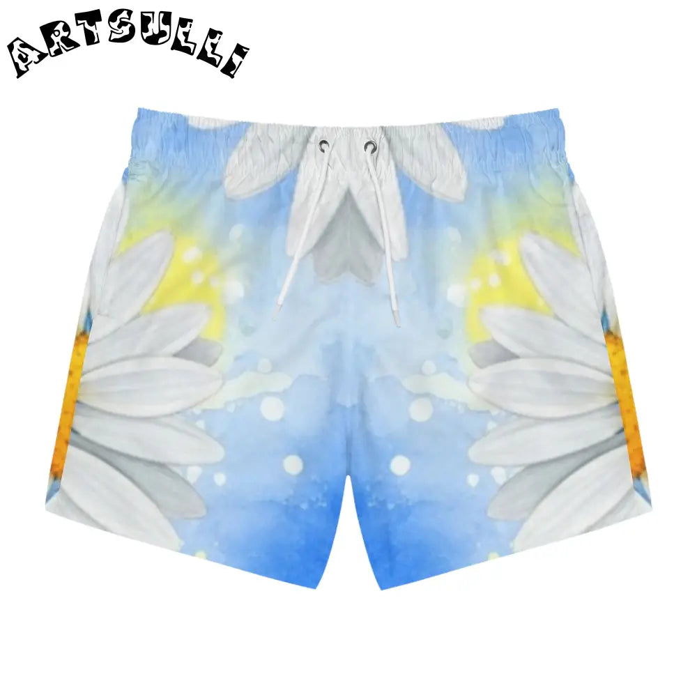 JAKKOUTTHEBXX Daisies Swim Trunks (AOP) JAKKOUTTHEBXX Artsulli - Art