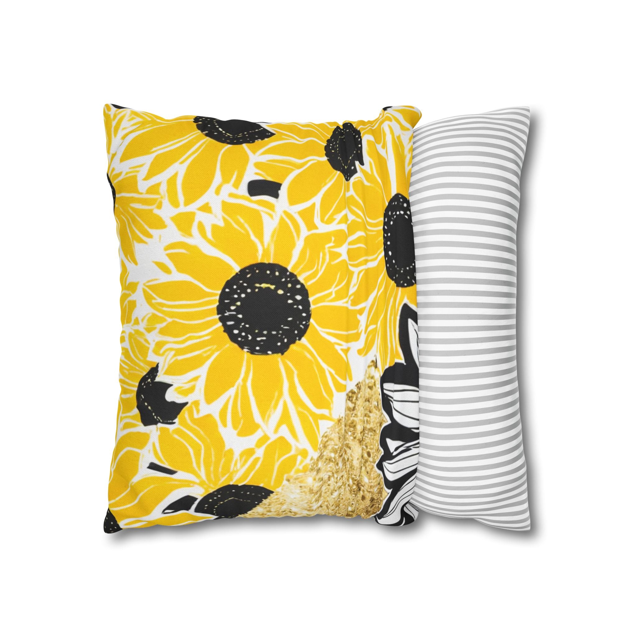 Spun Polyester Square Pillowcase, Artsulli - Art is Long, Life is Short, Home Decor, , , , , , , 