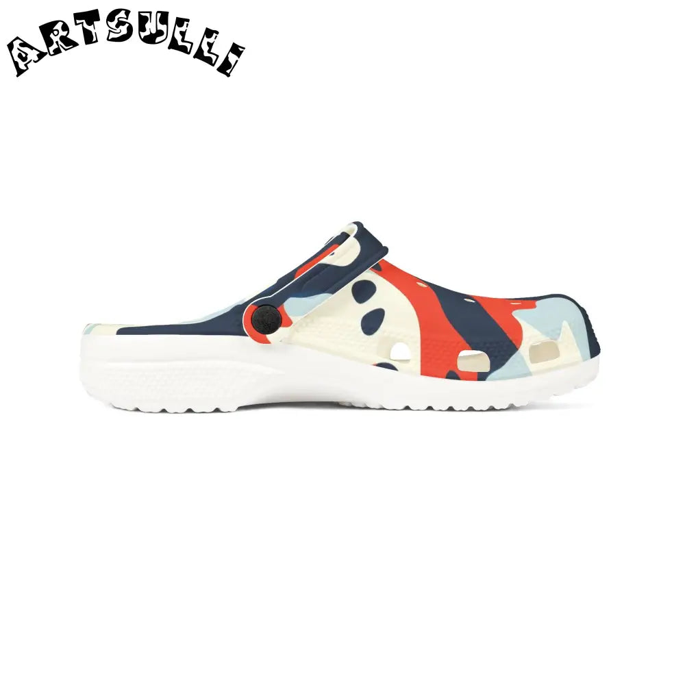 JAKKOUTTHEBXX Camo Ghosts EVA Foam Rubber Shoes (AOP) JAKKOUTTHEBXX