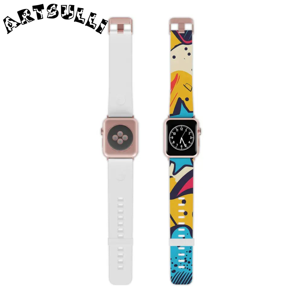 JAKKOUTTHEBXX Comic x Pop Art Watch Band for Apple Watch