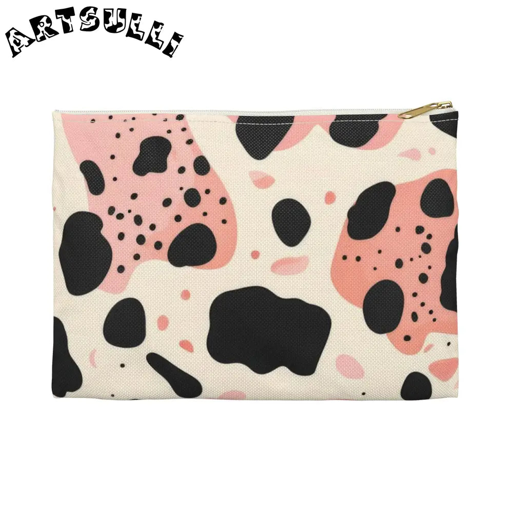 JAKKOUTTHEBXX Pink Cow Print Pencil Cases 2025