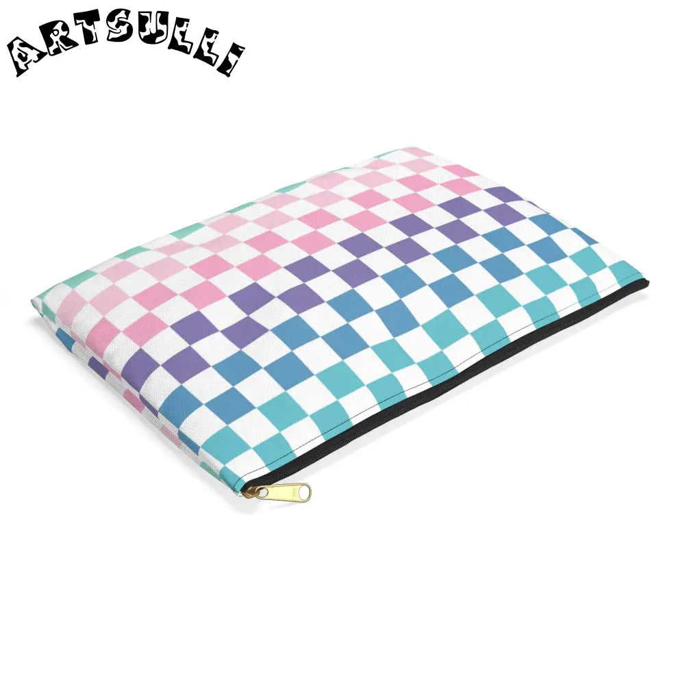 JAKKOUTTHEBXX Vaporwave Rainbow Checkerboard Multi-Color Accessory