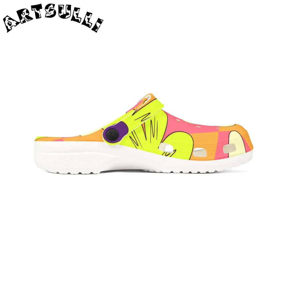 JAKKOUTTHEBXX Trippy Sour Face Rave EVA Foam Rubber Shoes (AOP)