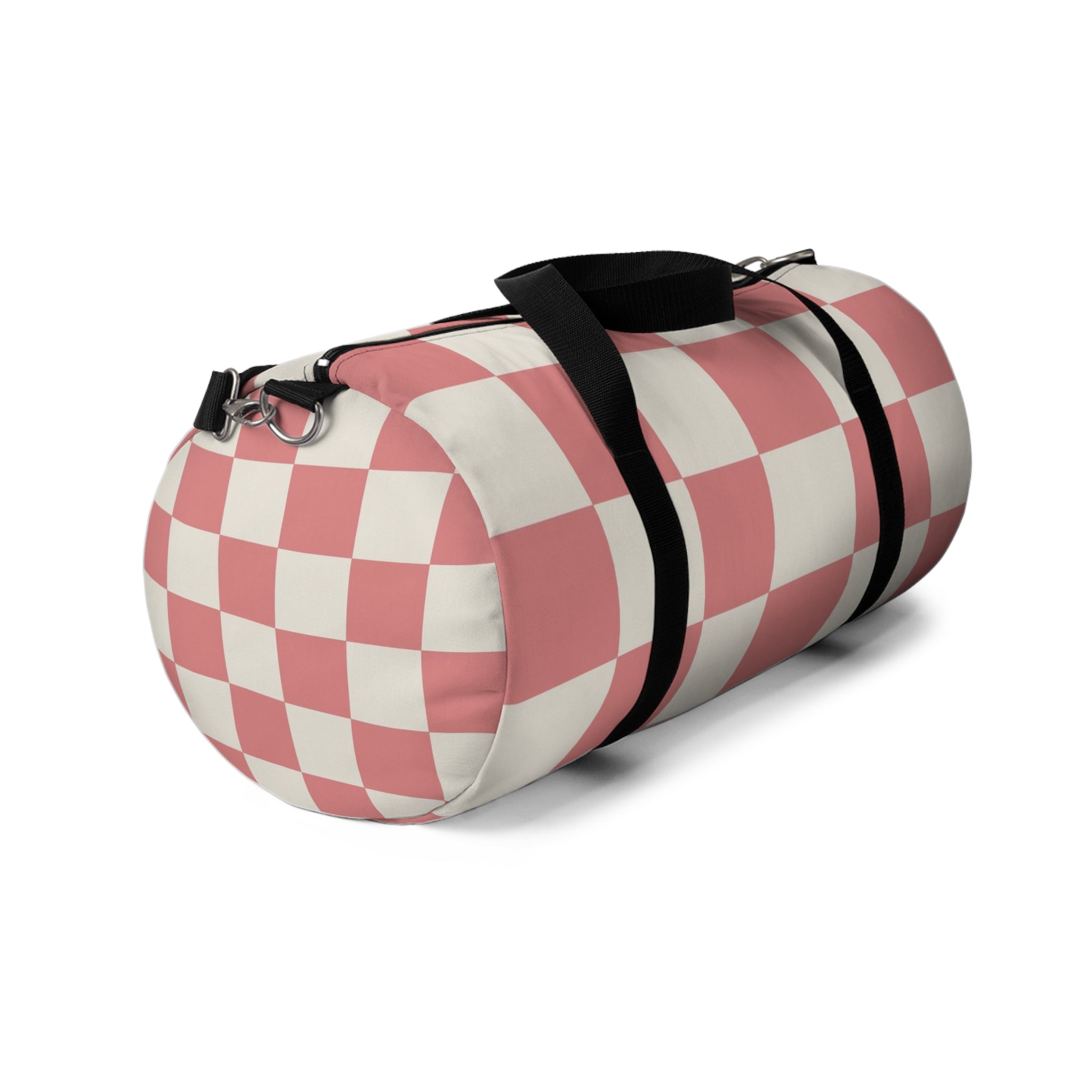 Retro Checkered Grassland Sprites Duffel Bag, Artsulli - Art is Long, Life is Short, Bags, , , , , , , 