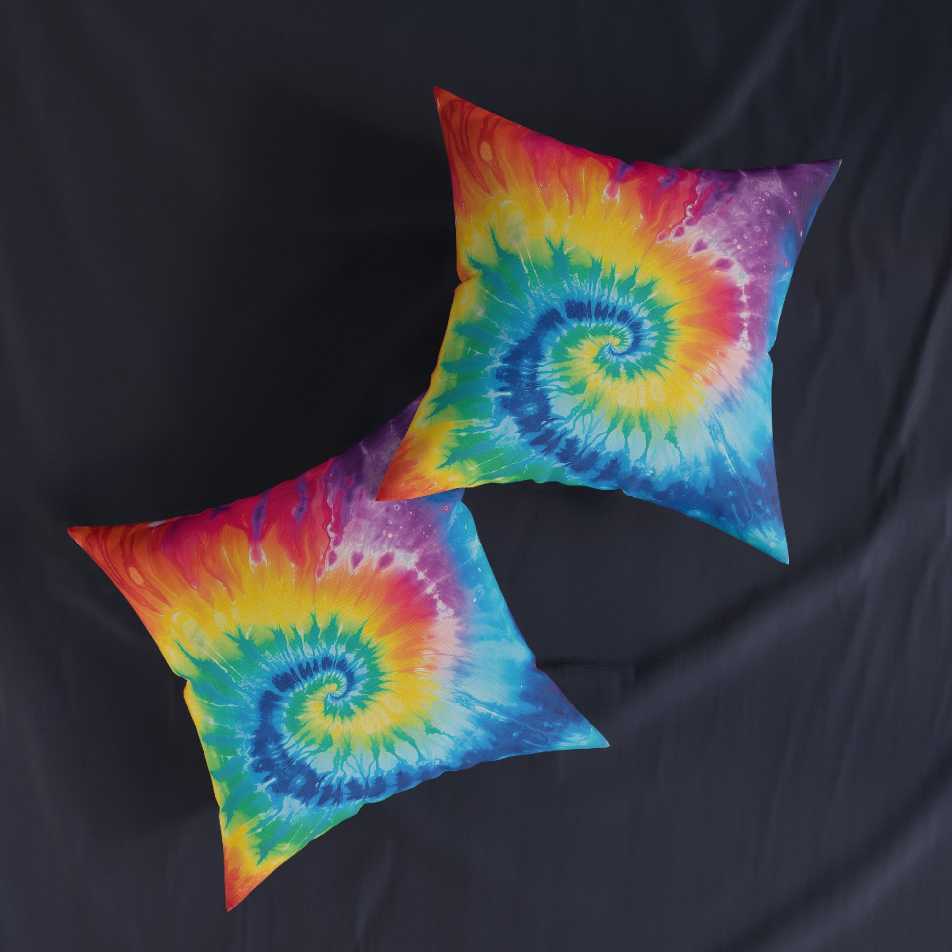 Tie Dye Square Pillow, Artsulli - Art is Long, Life is Short, Home Decor, , , , , , , 