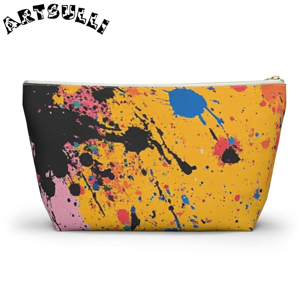 JAKKOUTTHEBXX The Colors Of Paint Splatter Accessory Pouch w