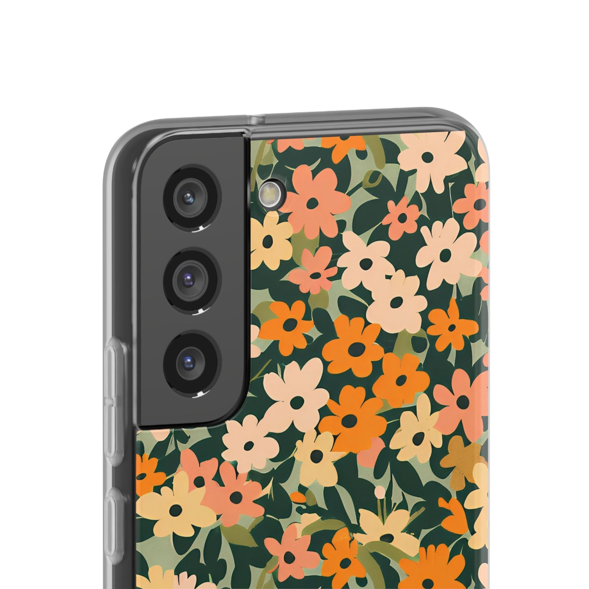 Vibrant Floral Clear Phone Case, Artsulli - Art is Long, Life is Short, Phone Case, , , , , , , 
