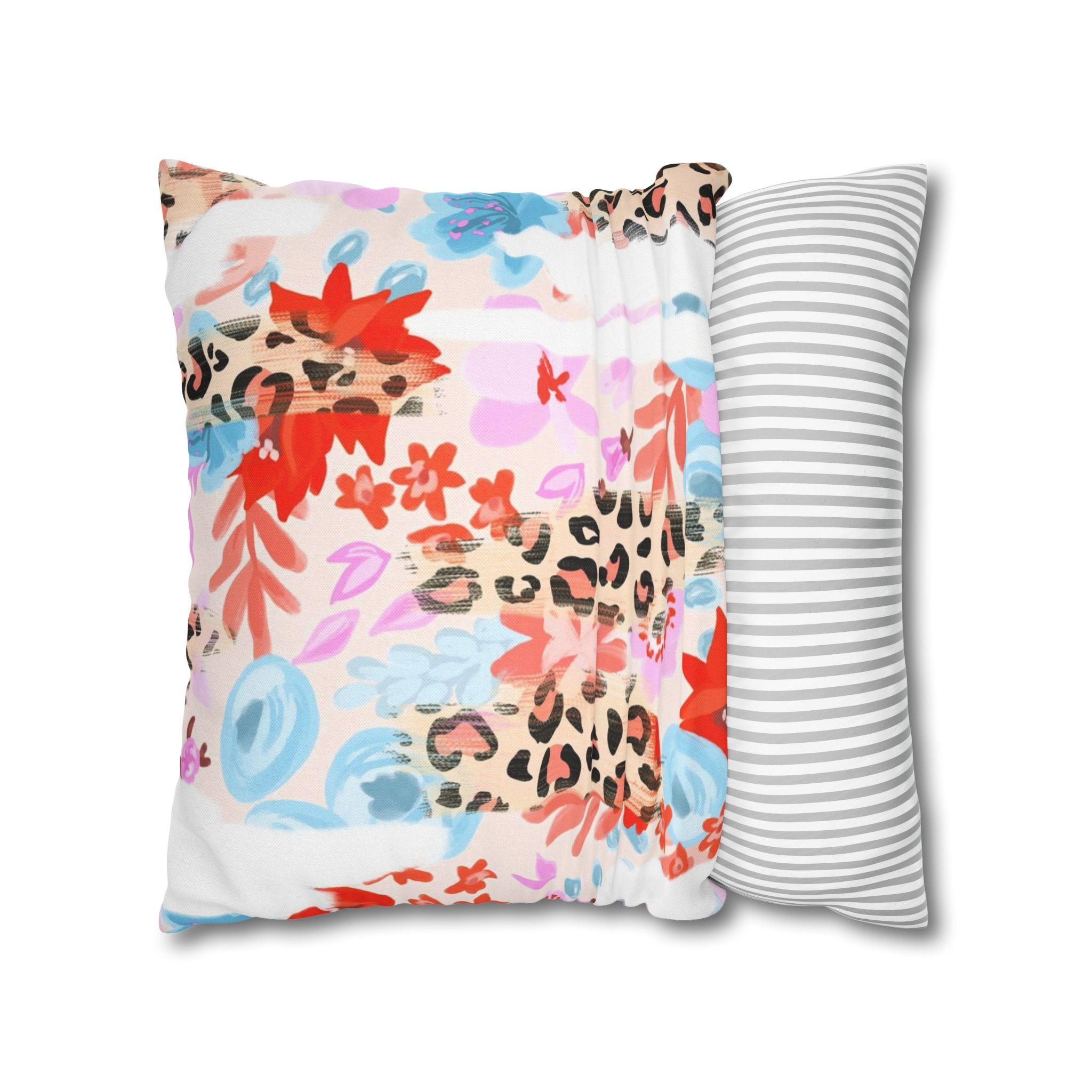 Spun Polyester Square Pillowcase