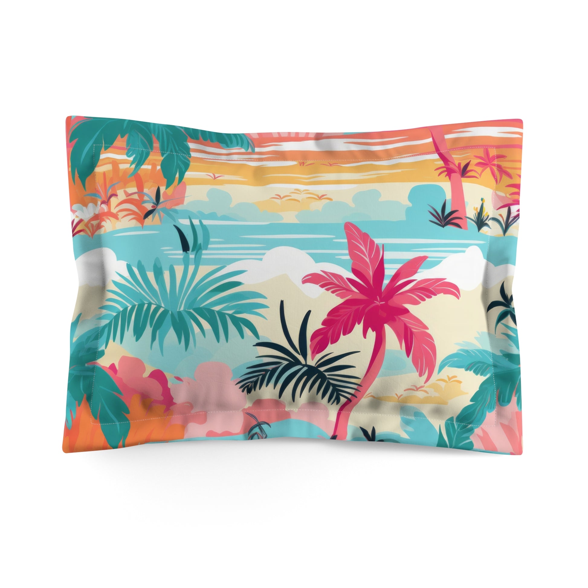 Afshar Island Dream Microfiber Pillow Sham, Artsulli - Art is Long, Life is Short, Home Decor, Size, Standard, , , , , 13264794545619902136
