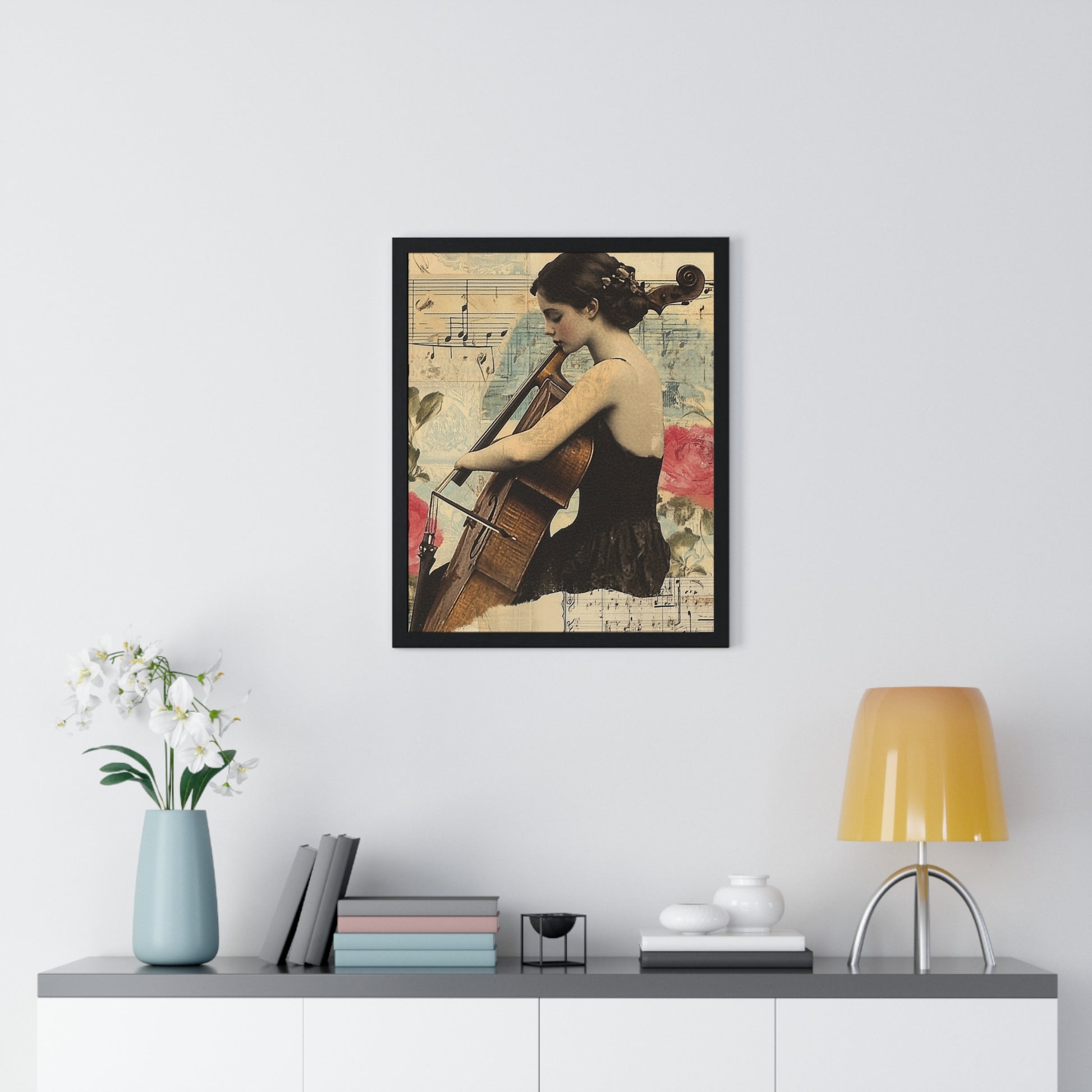 Vaporwave Type Beat Girl Vertical Framed Poster, Artsulli - Art is Long, Life is Short, Poster, , , , , , , 