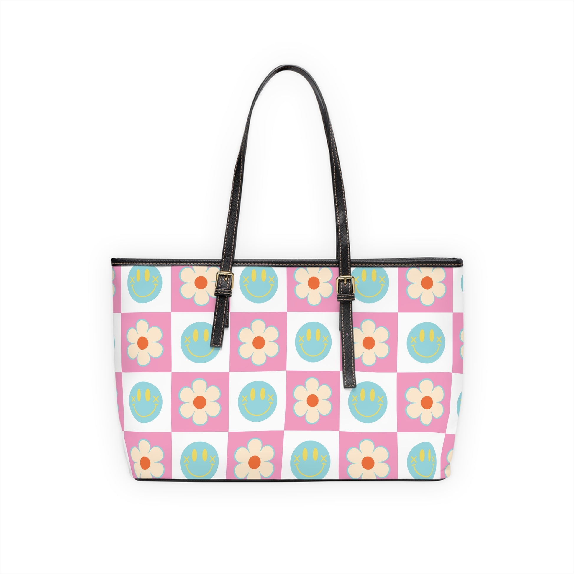 Madotsukis Grin Bloom PU Leather Shoulder Bag, Artsulli - Art is Long, Life is Short, Bags, , , , , , , 