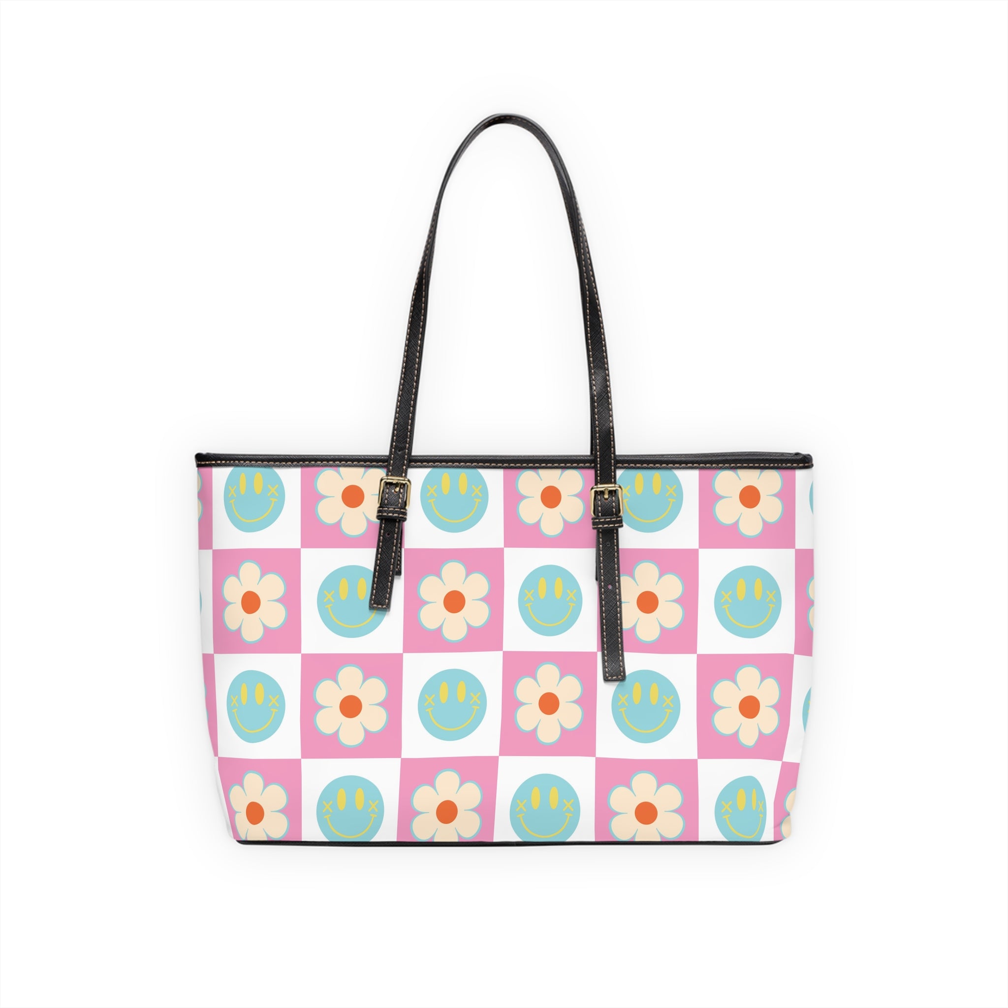 Madotsukis Grin Bloom PU Leather Shoulder Bag, Artsulli - Art is Long, Life is Short, Bags, , , , , , , 