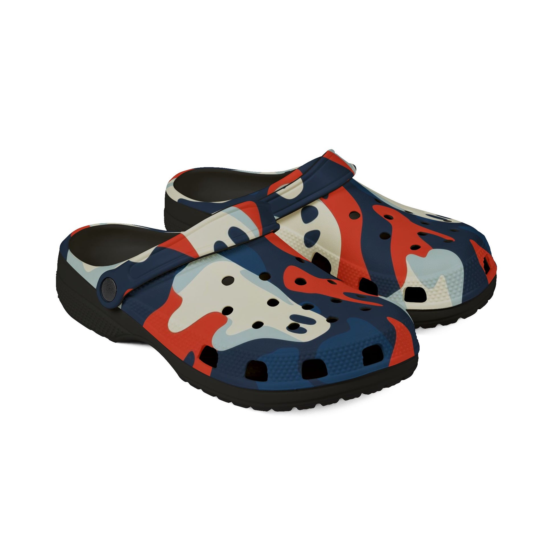 Camo Ghosts EVA Foam Rubber Shoes (AOP), Artsulli - Art is Long, Life is Short, Shoes, , , , , , , 