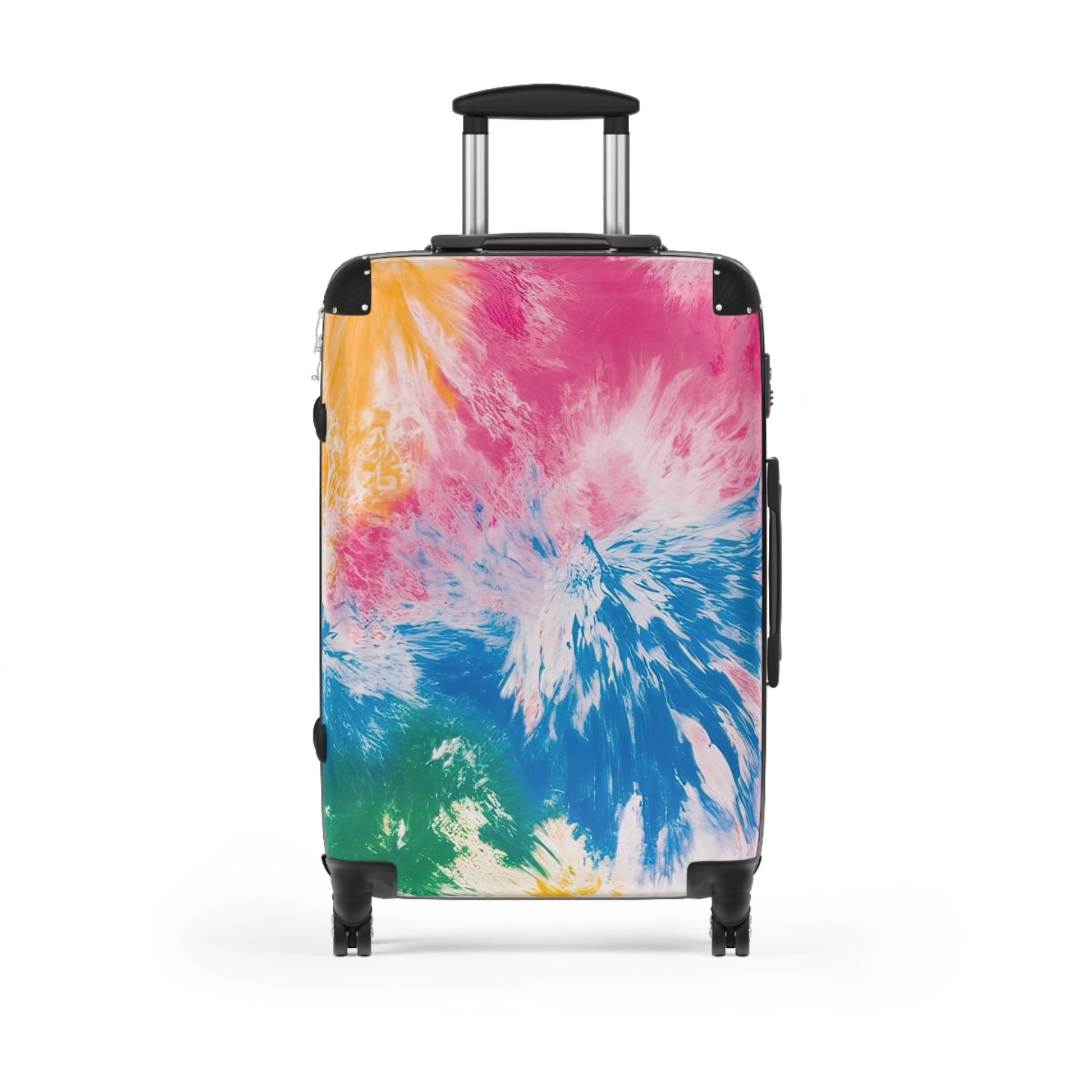 Tie Dye Splash Suitcase, Artsulli - Art is Long, Life is Short, Bags, Size, Medium, Color, Black, , , 21008916976704685023
