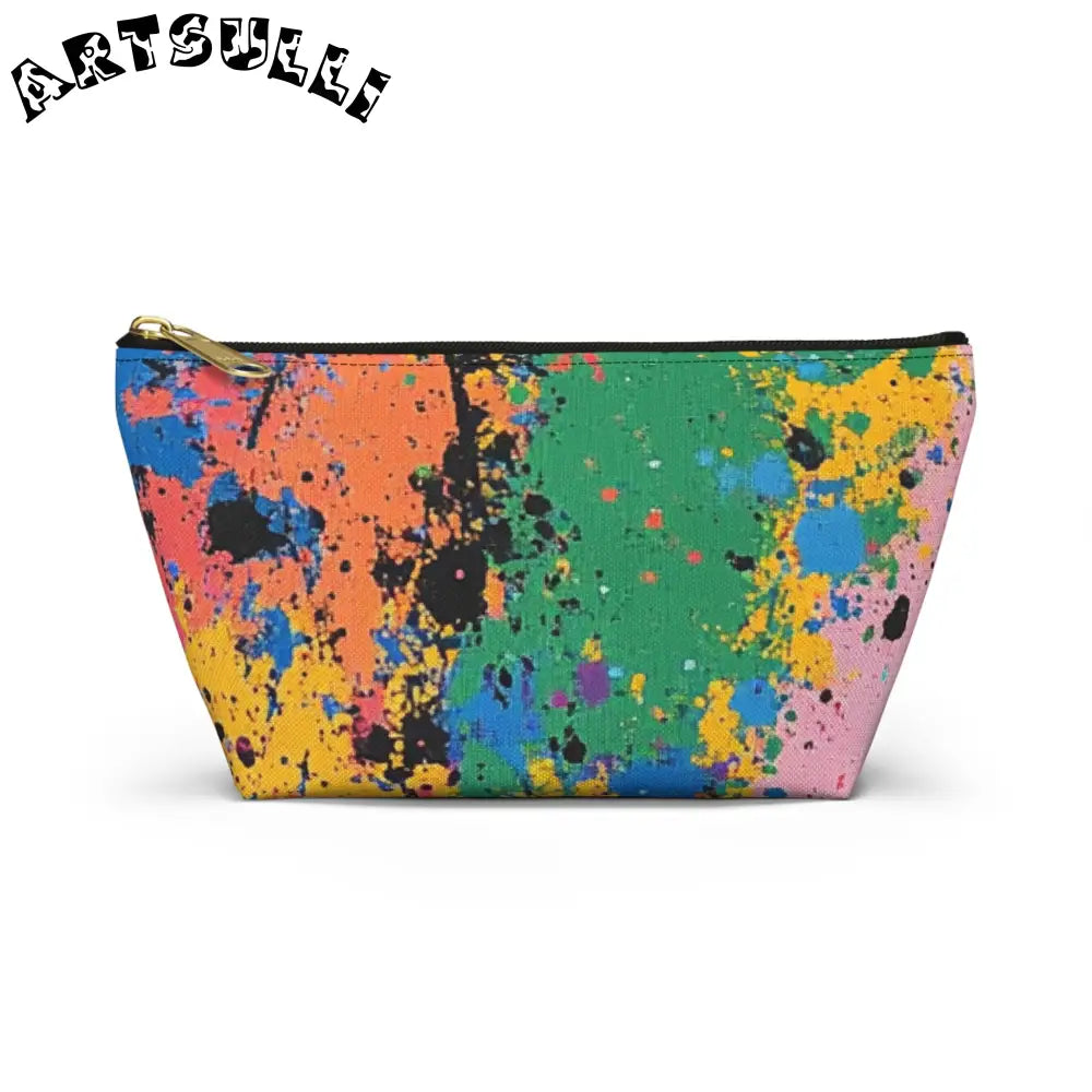 JAKKOUTTHEBXX The Colors Of Paint Splatter Accessory Pouch w