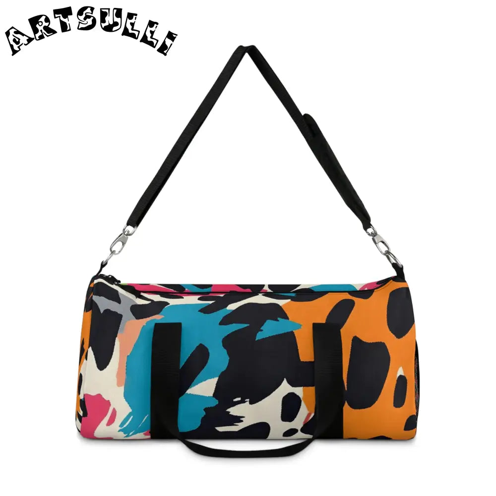 JAKKOUTTHEBXX Wild Brush Strokes x Animal Print Multi-Color Duffel