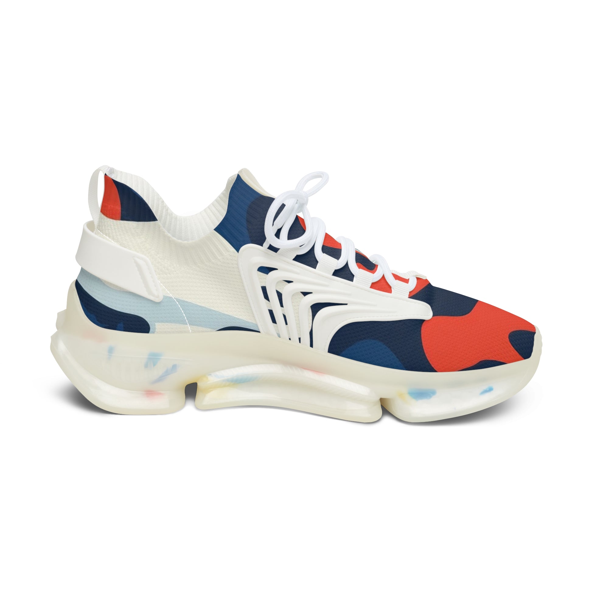 Camo Ghosts Women's Mesh Sneakers, Artsulli - Art is Long, Life is Short, Shoes, , , , , , , 