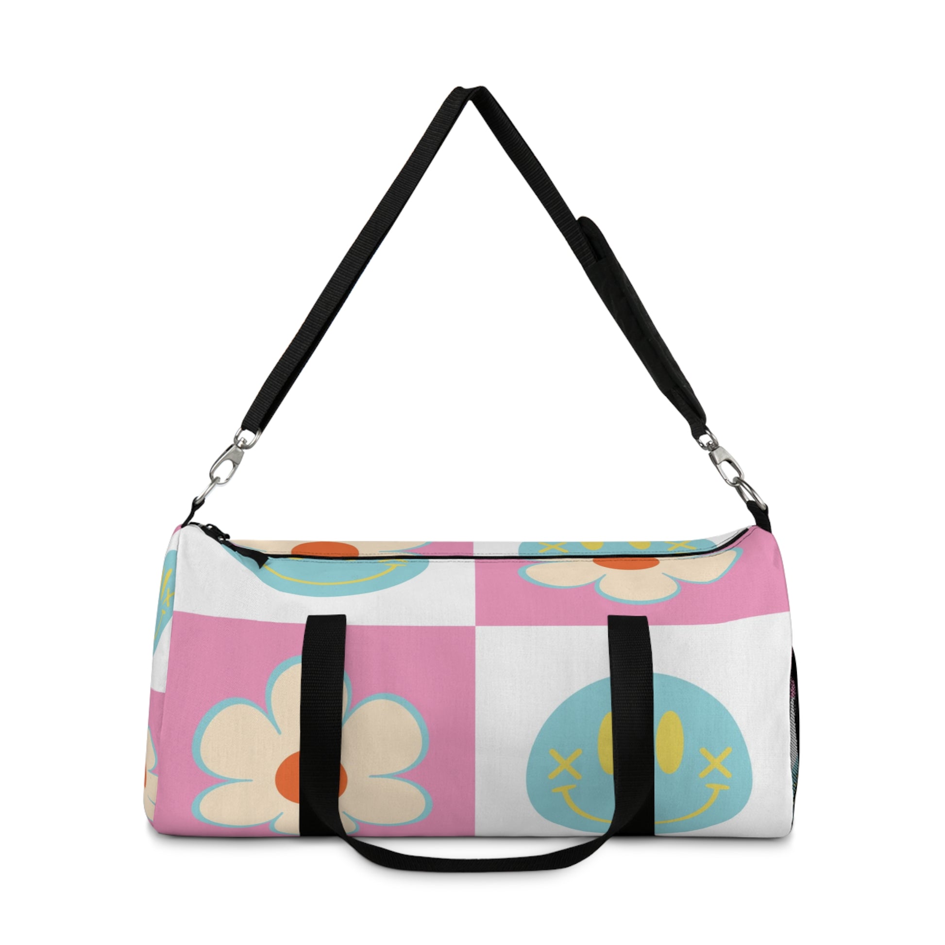 Madotsukis Grin Bloom Duffel Bag, Artsulli - Art is Long, Life is Short, Bags, , , , , , , 