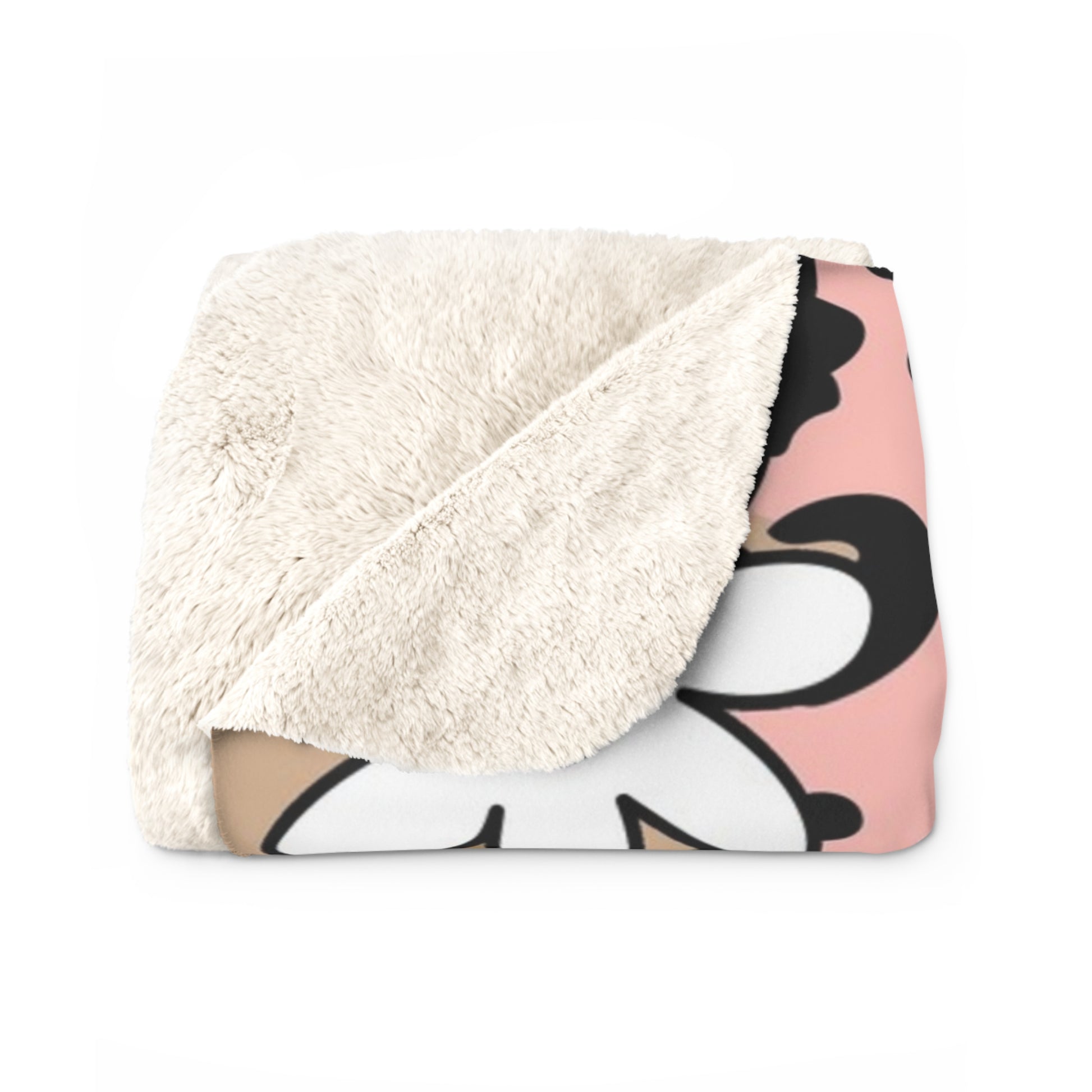 Sutfin Ghosts Pop Art Sherpa Fleece Blanket, Artsulli - Art is Long, Life is Short, Home Decor, , , , , , , 