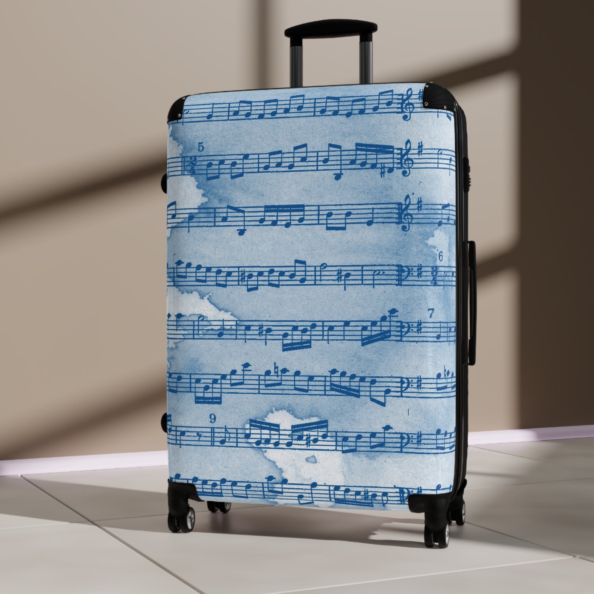 Drip Spill Type Beat Sheet Music Blue Suitcase, Artsulli - Art is Long, Life is Short, Bags, , , , , , , 
