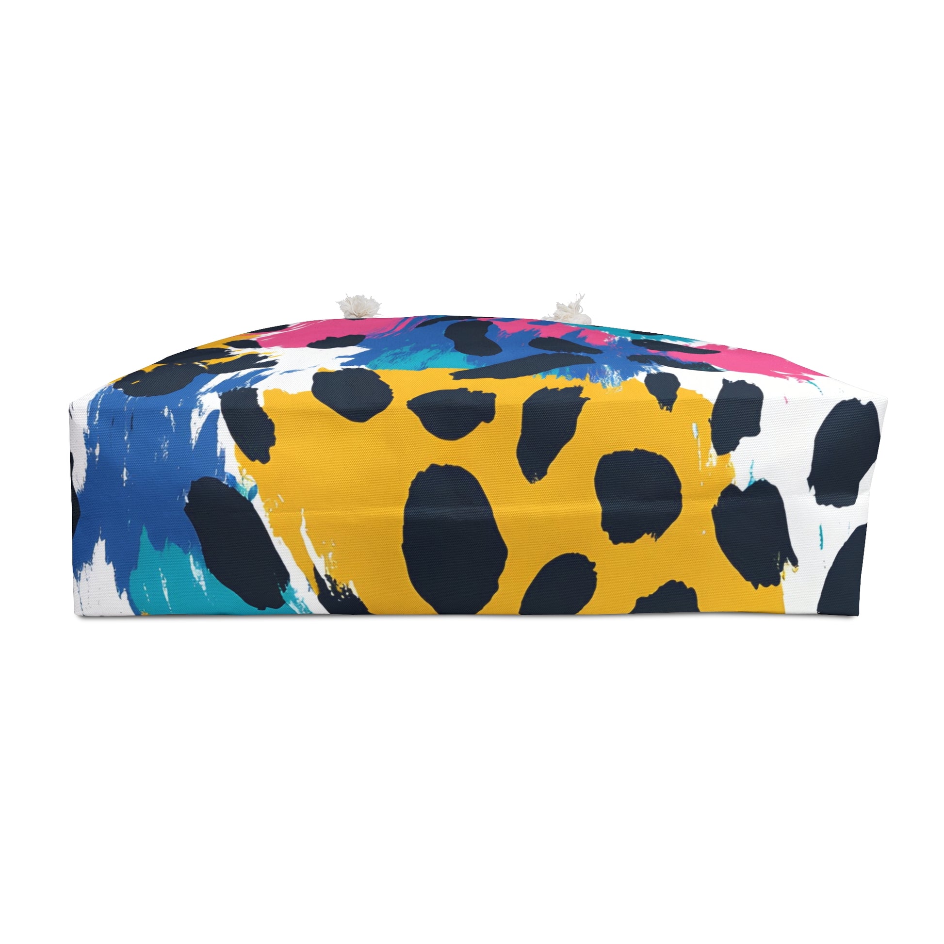 Leopard Print x Paint Brush Strokes Multi-Color Weekender Bag, Artsulli - Art is Long, Life is Short, Bags, , , , , , , 