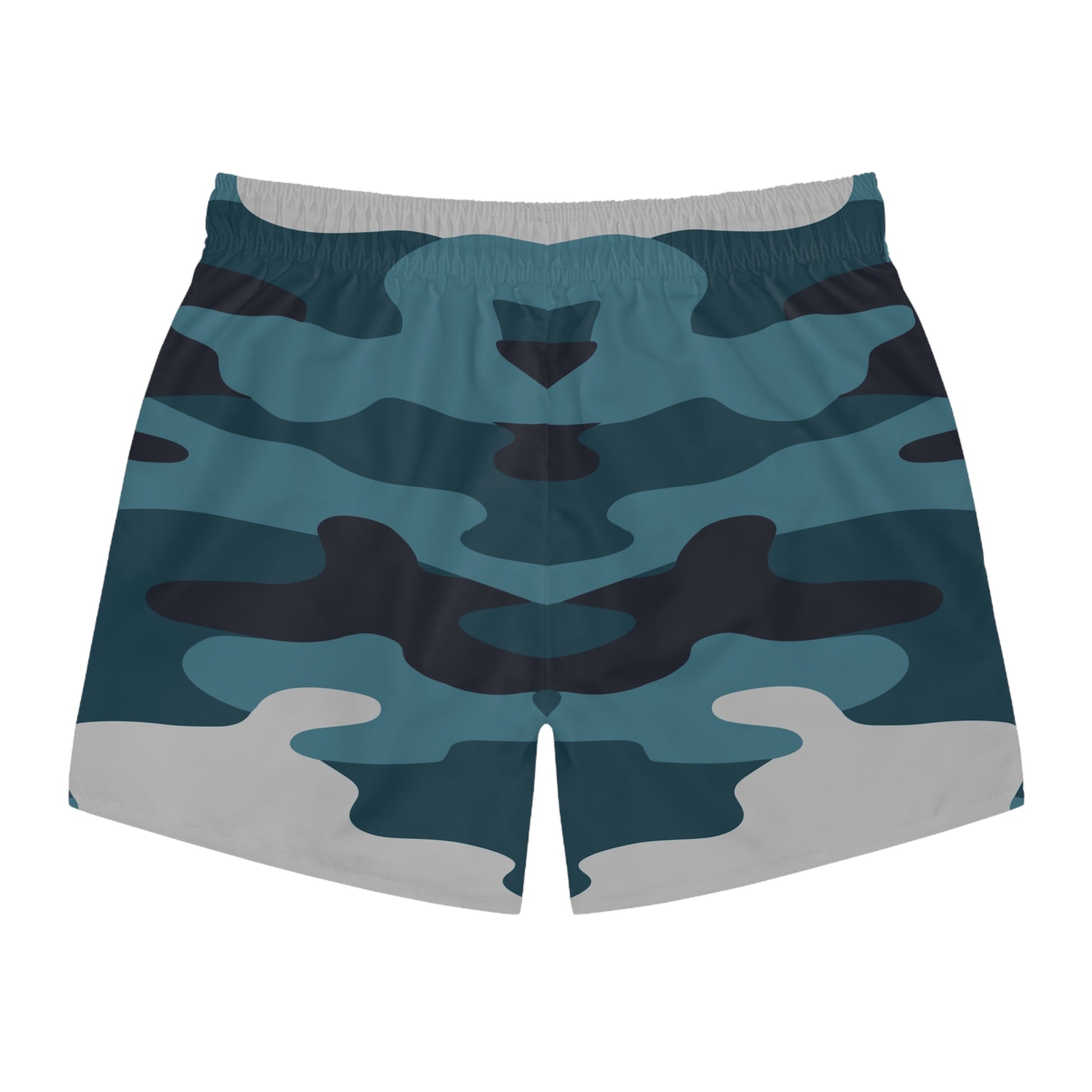 Blue Camouflage Swim Trunks (AOP), Artsulli - Art is Long, Life is Short, All Over Prints, , , , , , , 