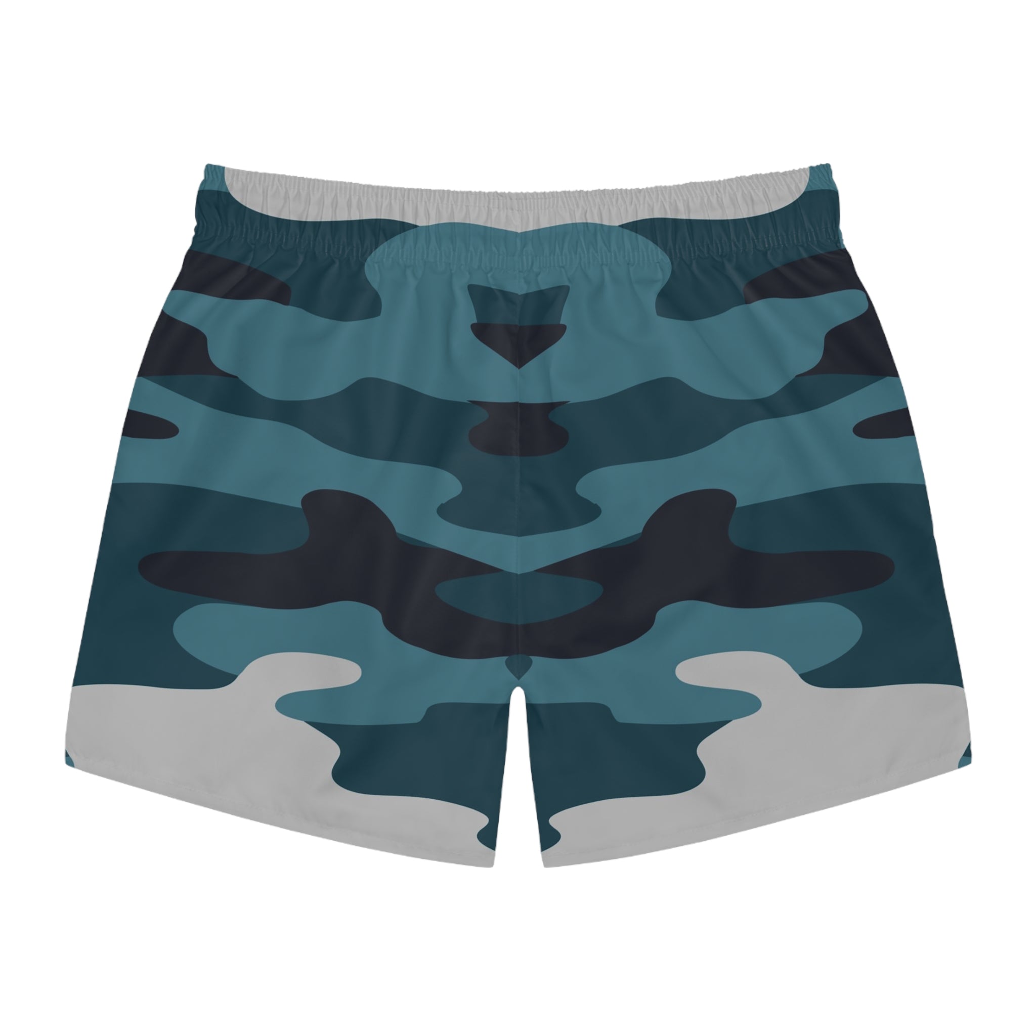 Blue Camouflage Swim Trunks (AOP), Artsulli - Art is Long, Life is Short, All Over Prints, , , , , , , 