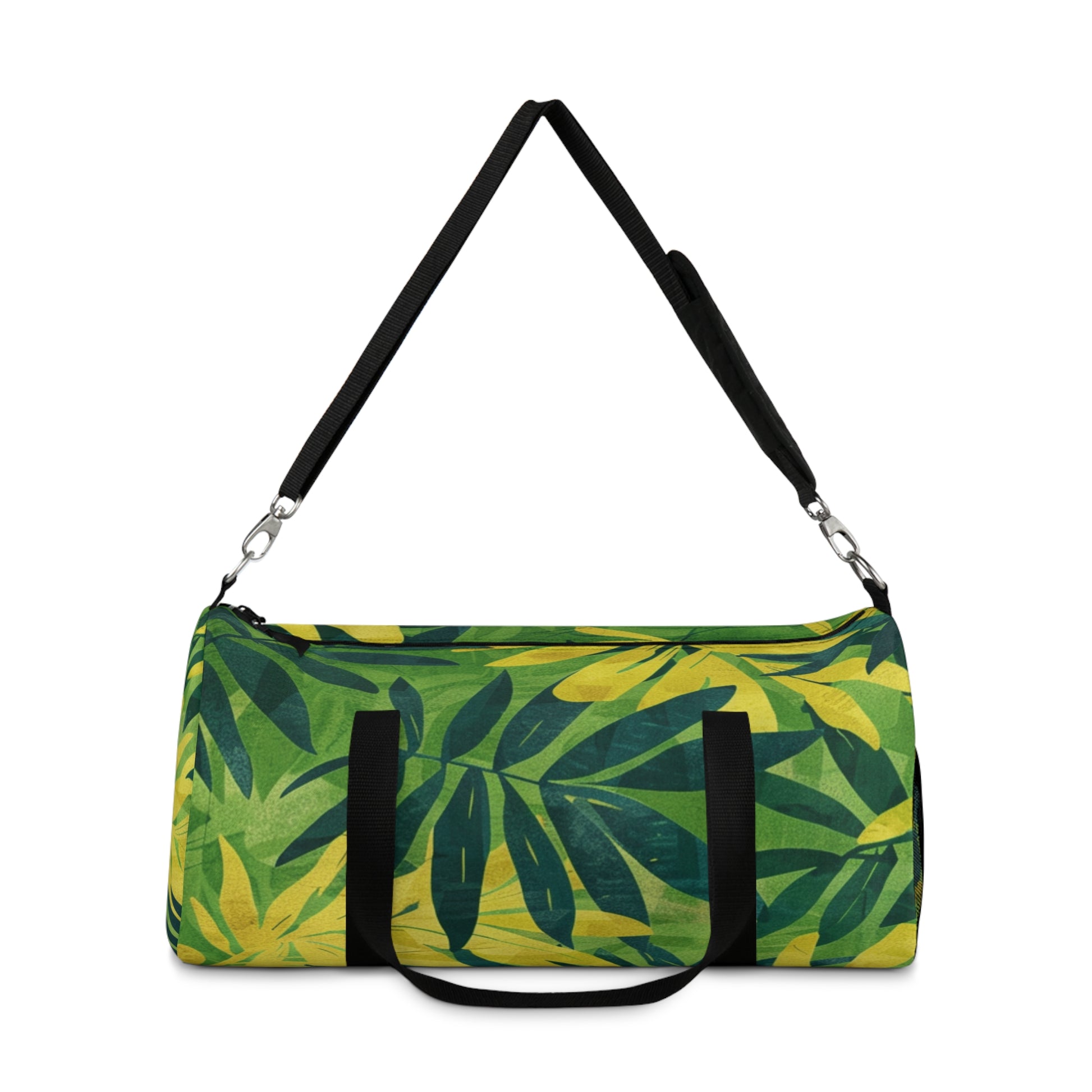 Green Leaf x Yellow Leaf x Tropical x Jungle Duffel Bag, Artsulli - Art is Long, Life is Short, Bags, , , , , , , 