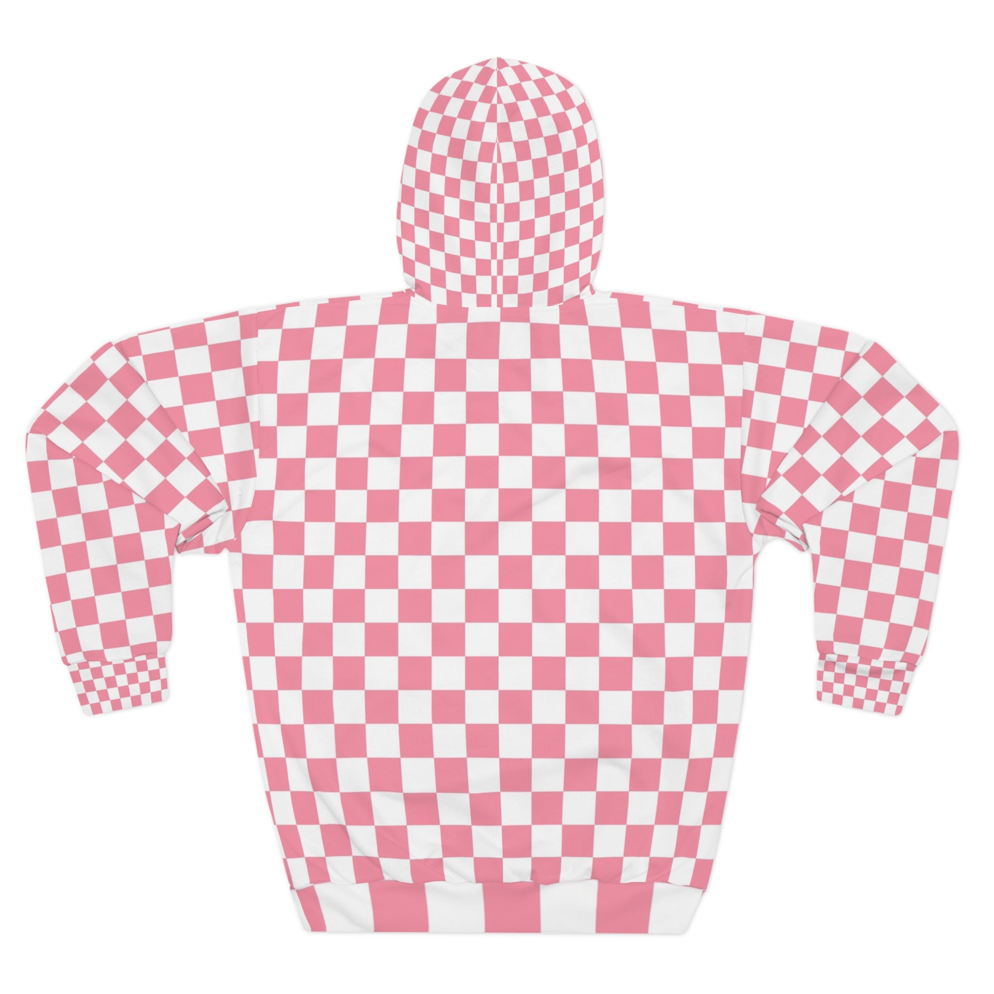Brigandine Checkered Scene Unisex Pullover Hoodie (AOP)