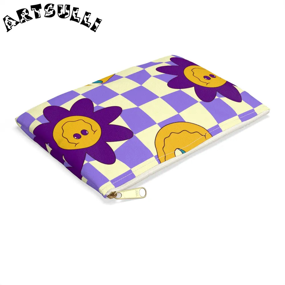JAKKOUTTHEBXX Trippy Flower Power Motifs Accessory Pouch