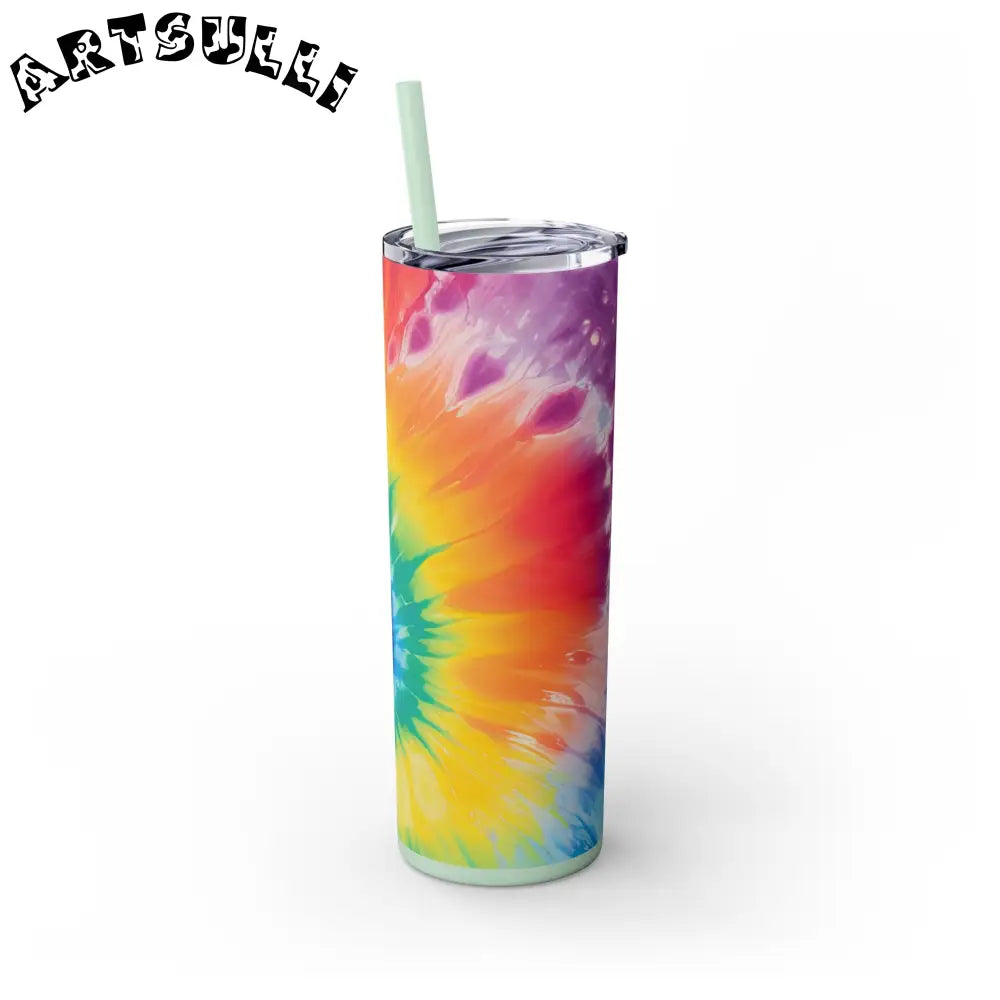 JAKKOUTTHEBXX Colorful Tie-Dye Insulated Tumbler 2025