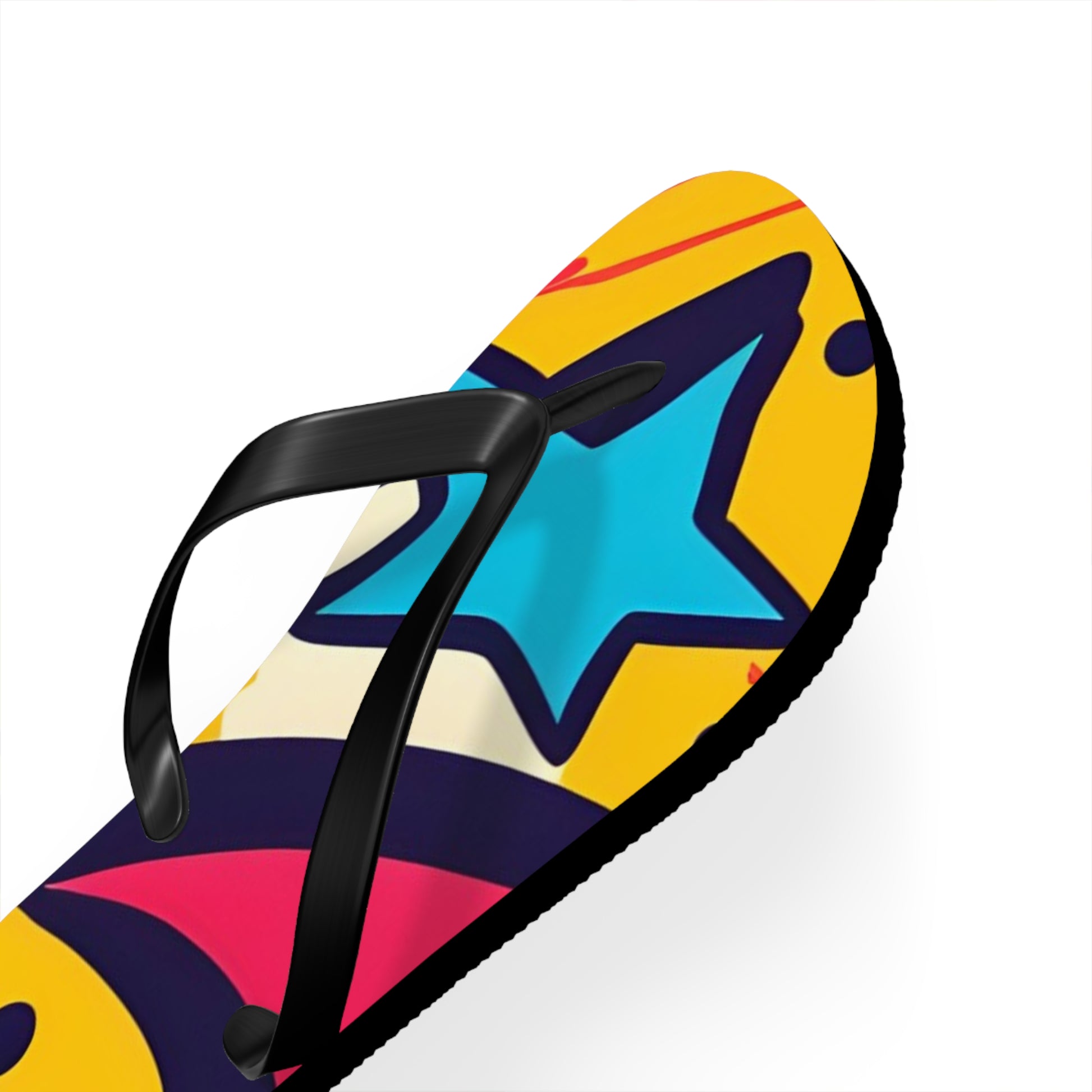 Comic x Pop Art Flip Flops, Artsulli - Art is Long, Life is Short, Shoes, , , , , , , 