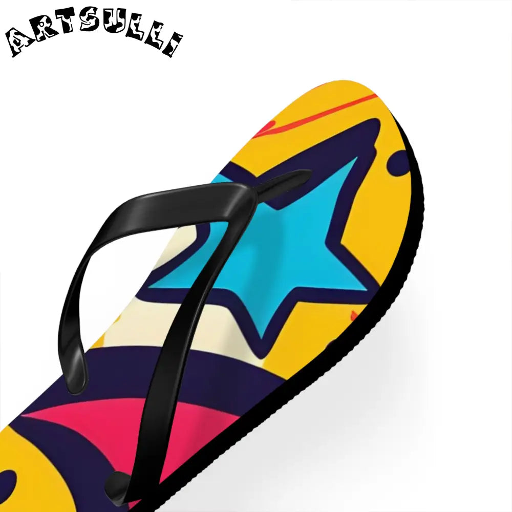 JAKKOUTTHEBXX Comic x Pop Art Flip Flops JAKKOUTTHEBXX Artsulli