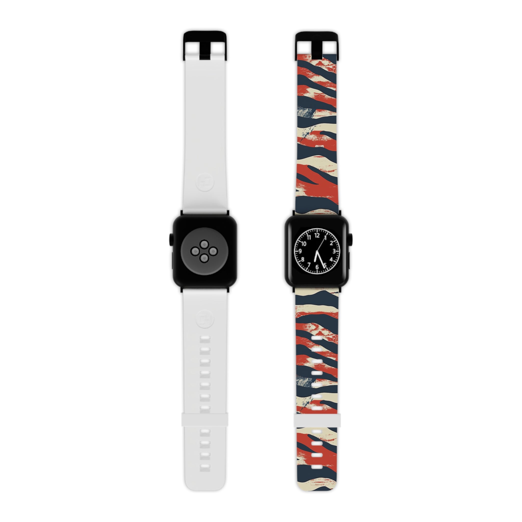 Capricious Tiger Wave Watch Band for Apple Watch, Artsulli - Art is Long, Life is Short, Accessories, Size, 7.5'' × 0.75'' / 42 - 44 mm, Color, Black, , , 20844744996553