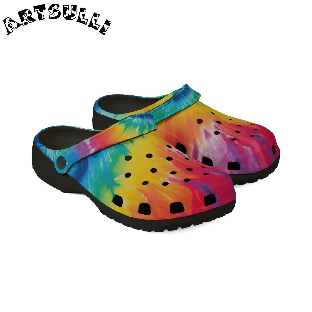 JAKKOUTTHEBXX Tie-Dye EVA Foam Clogs 2025
